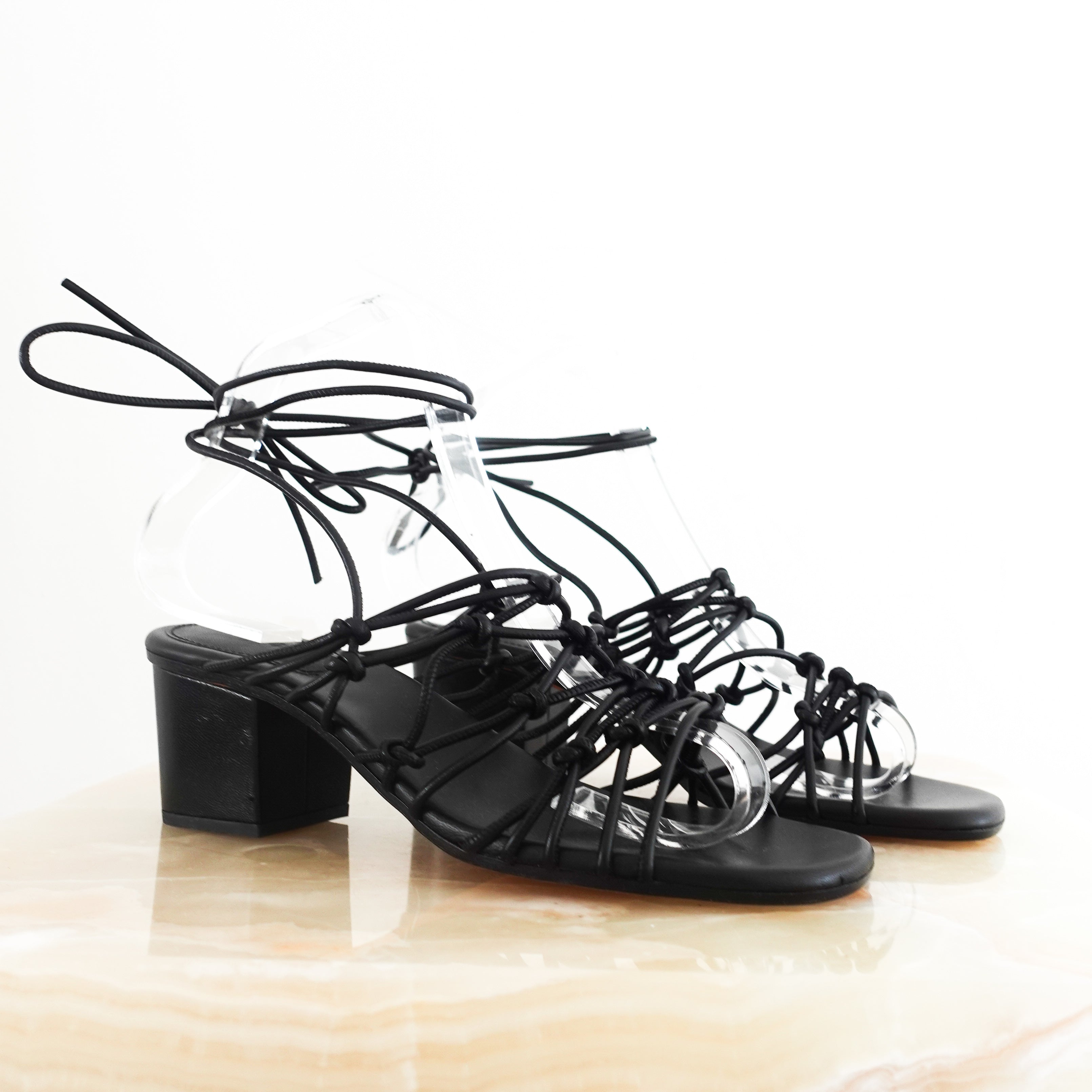 Jamie leather knotted sandals RRP £350