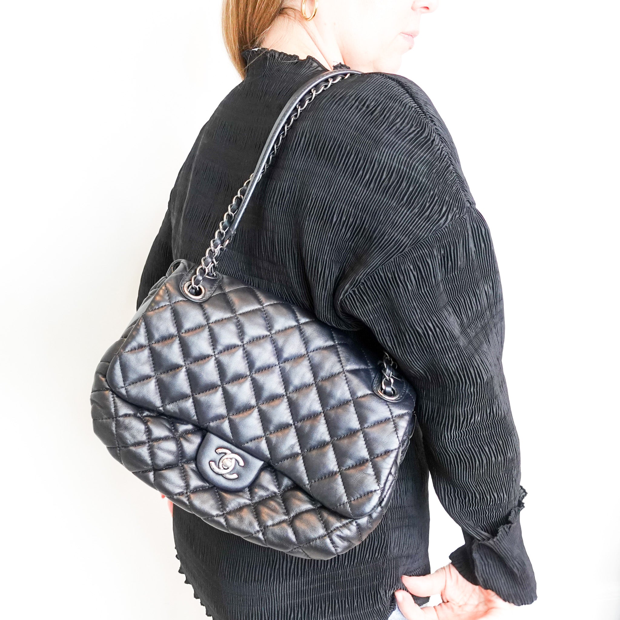 Chain Around Soft Flap Bag RRP £6K