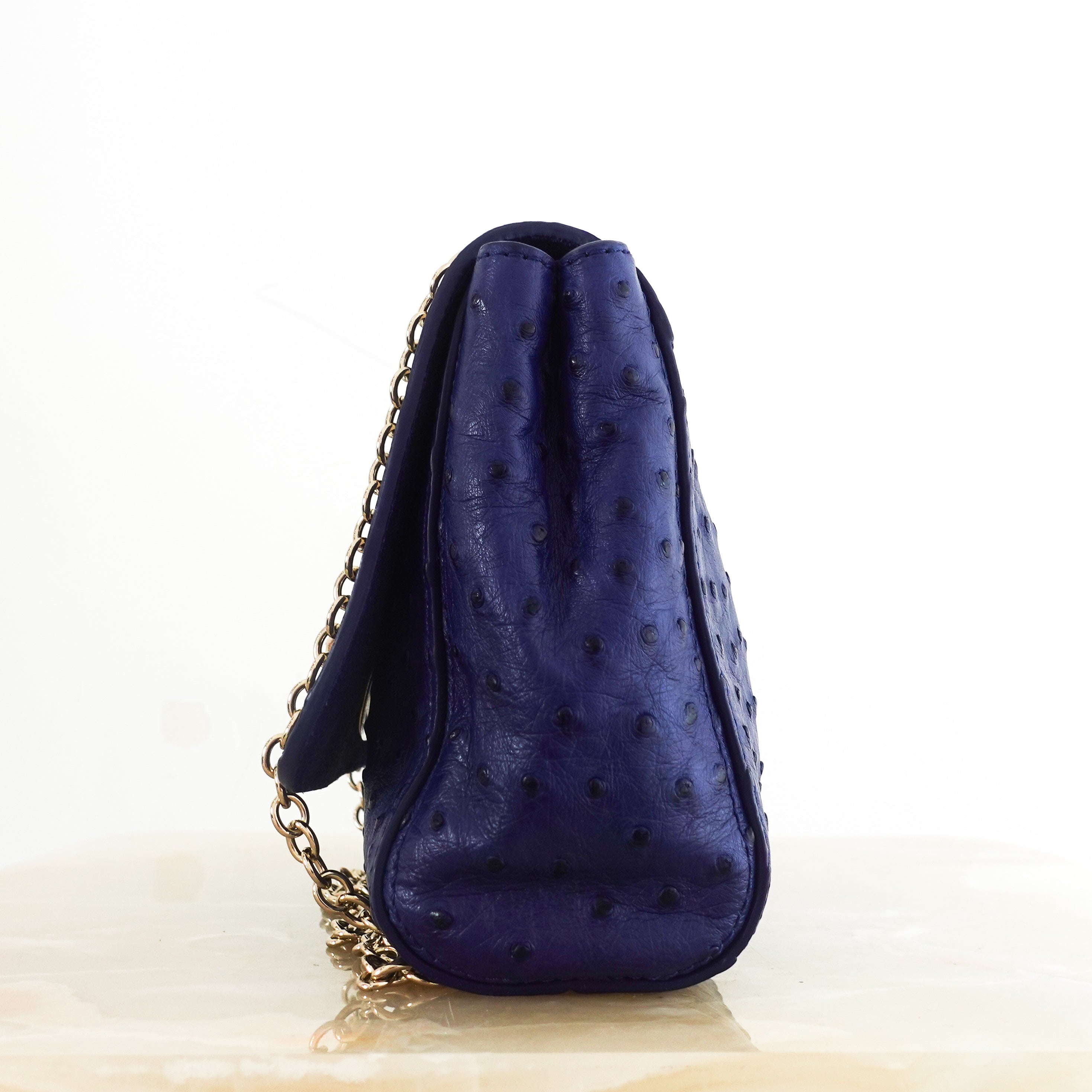 Blue mini lily crossbody bag RRP £995