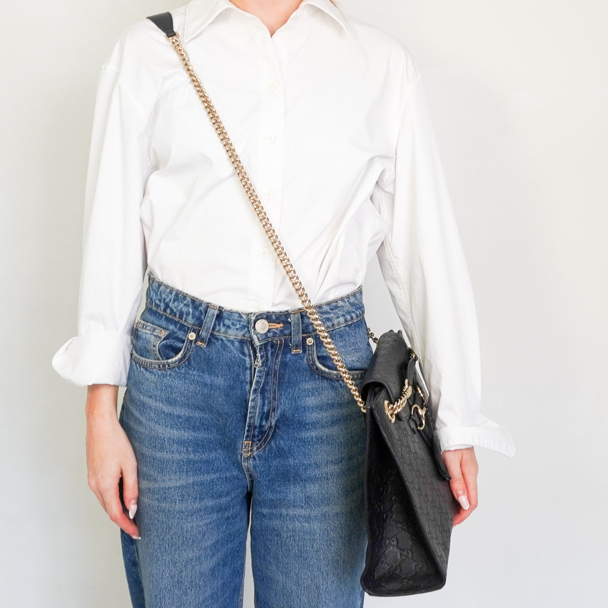 Gucci Guccissima Large Emily Shoulder Bag (RRP £1550) | Authentic Preloved [final sale]