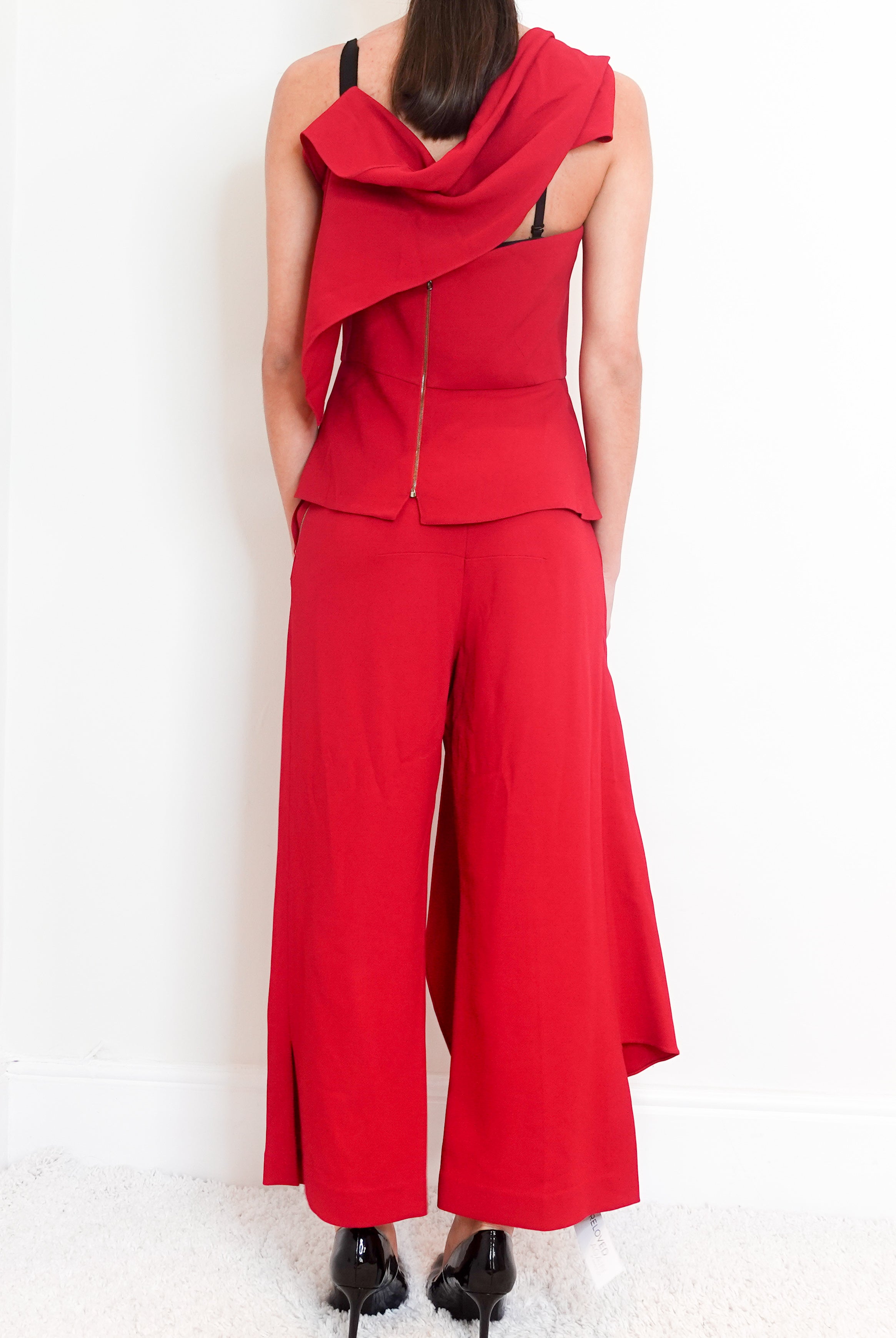 Red Top and Trousers set RRP £400