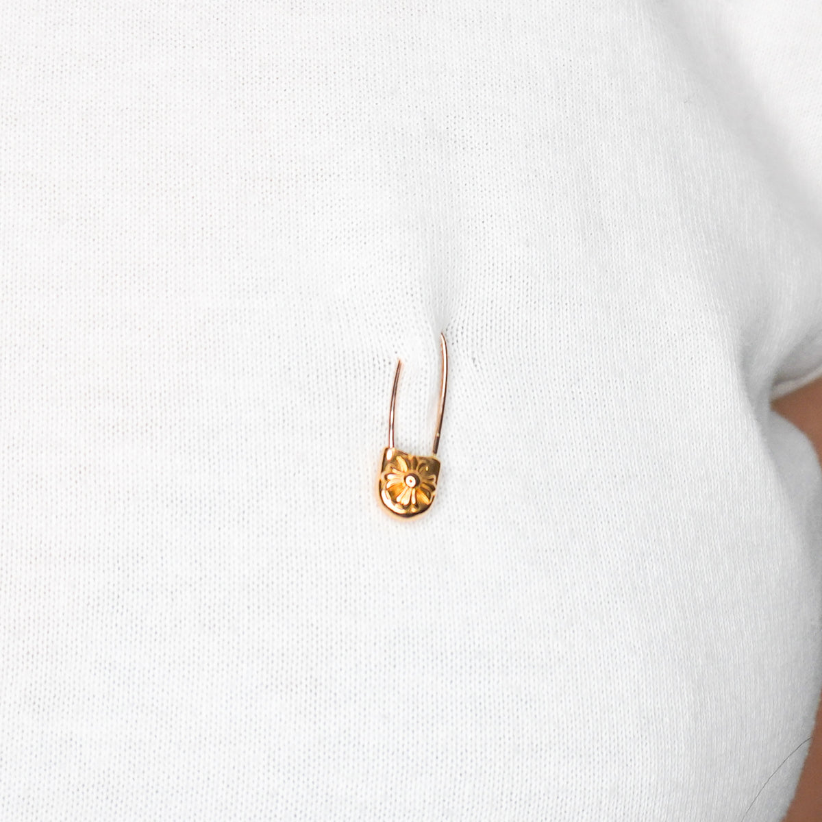 Chrome Hearts Gold Safety Pin (RRP £1680) | Authentic Preloved FINAL SALE