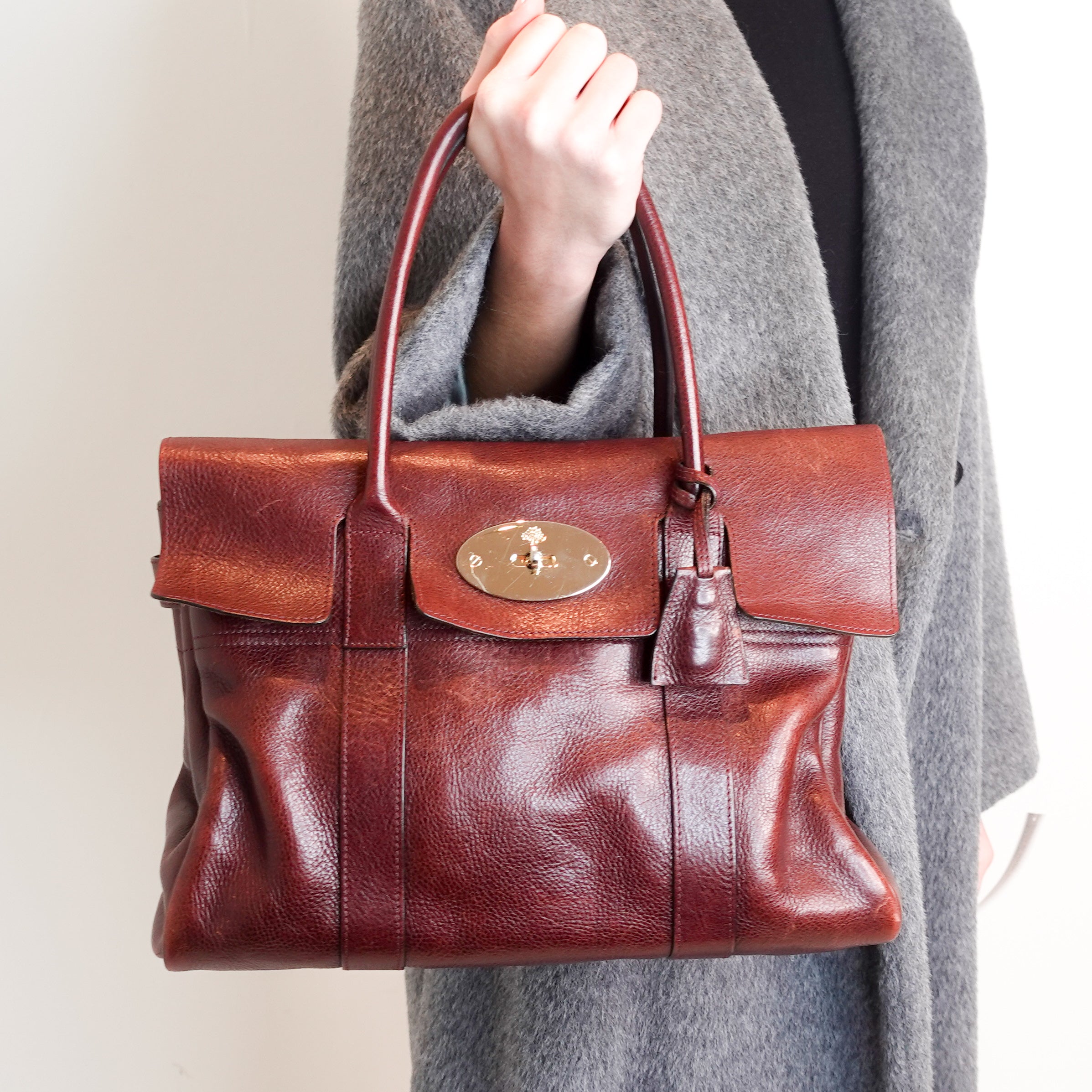 Burgundy Bayswater bag RRP £1K