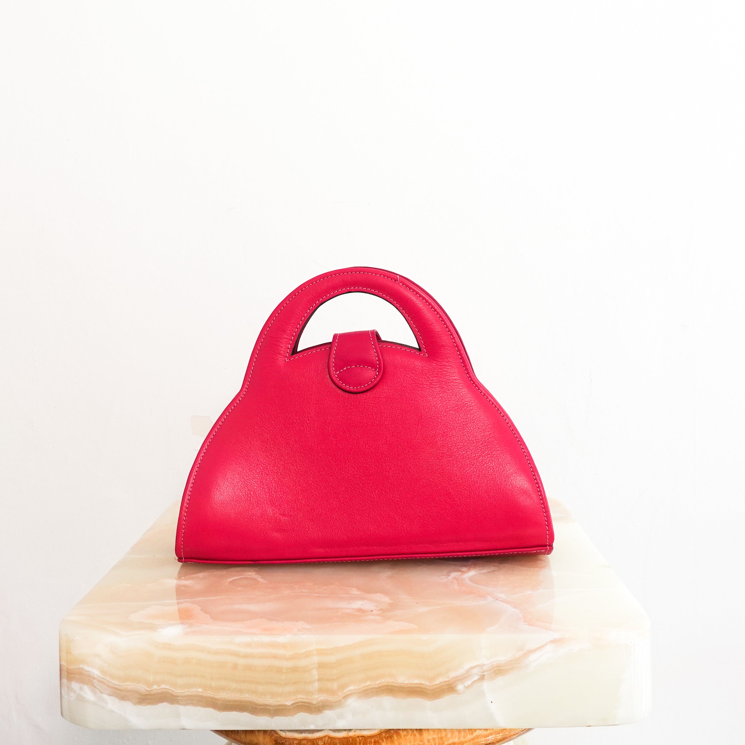 Pink The Babs structured mini bag