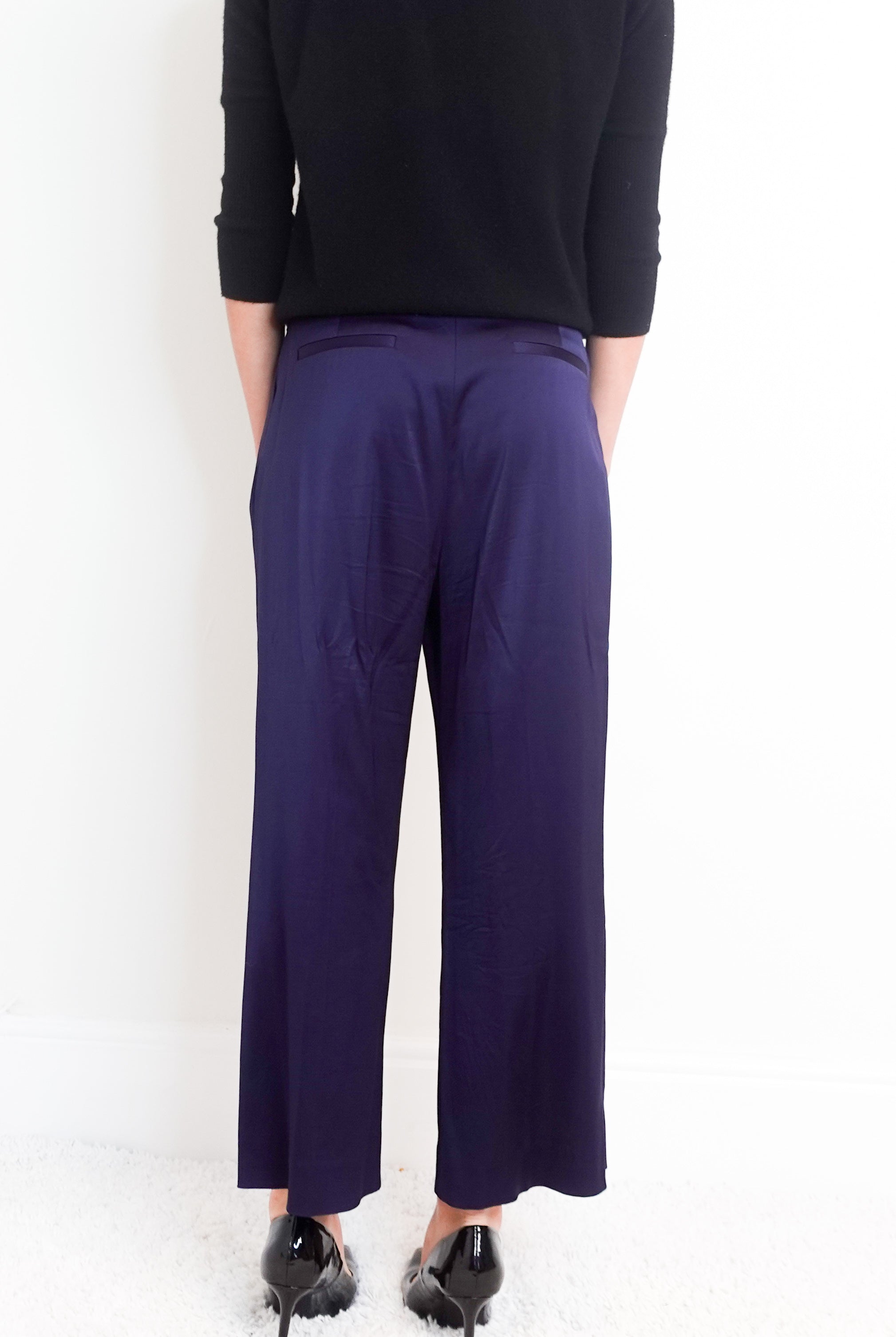 Navy Blue trousers RRP £250