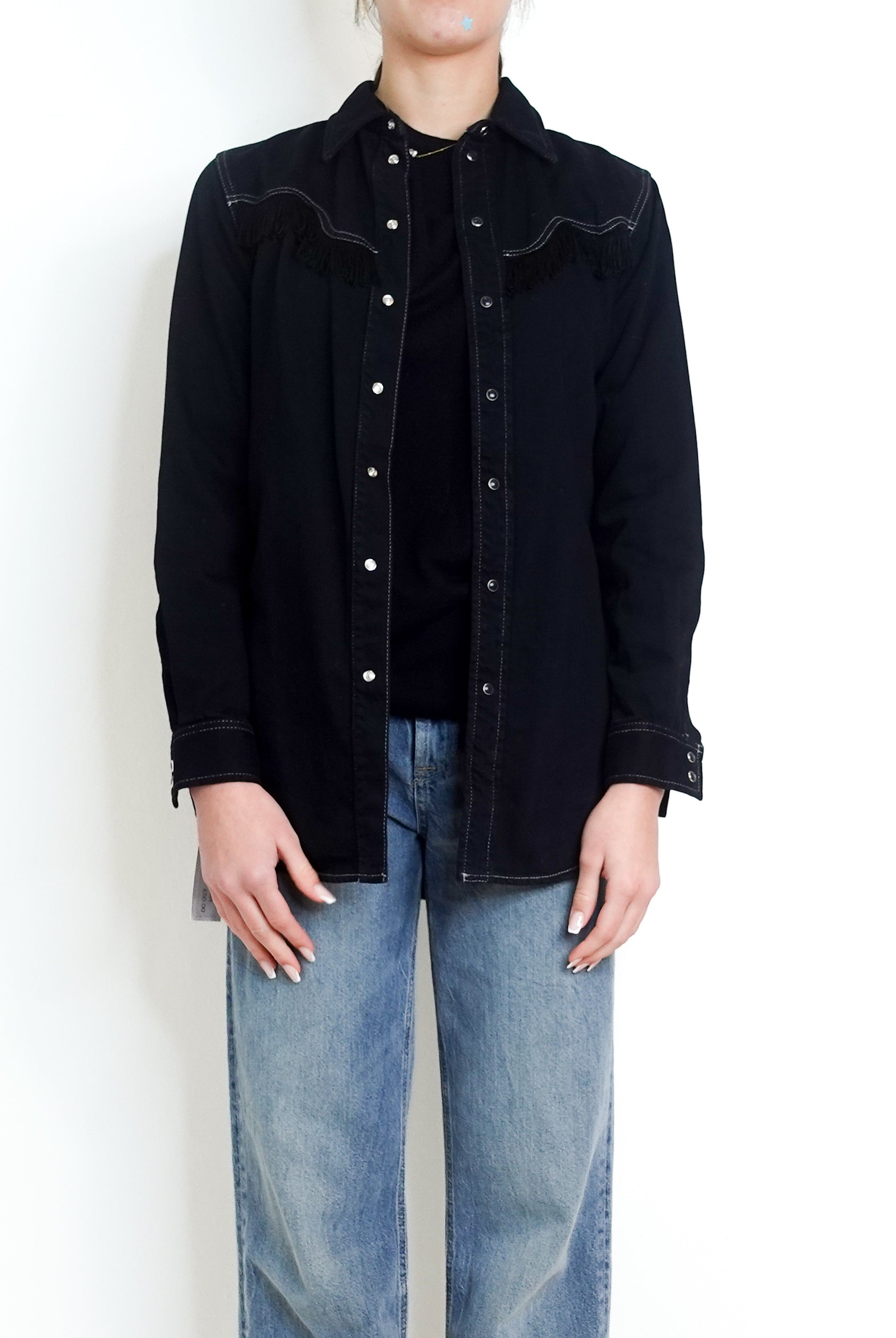 Black Denim Shirt RRP £150