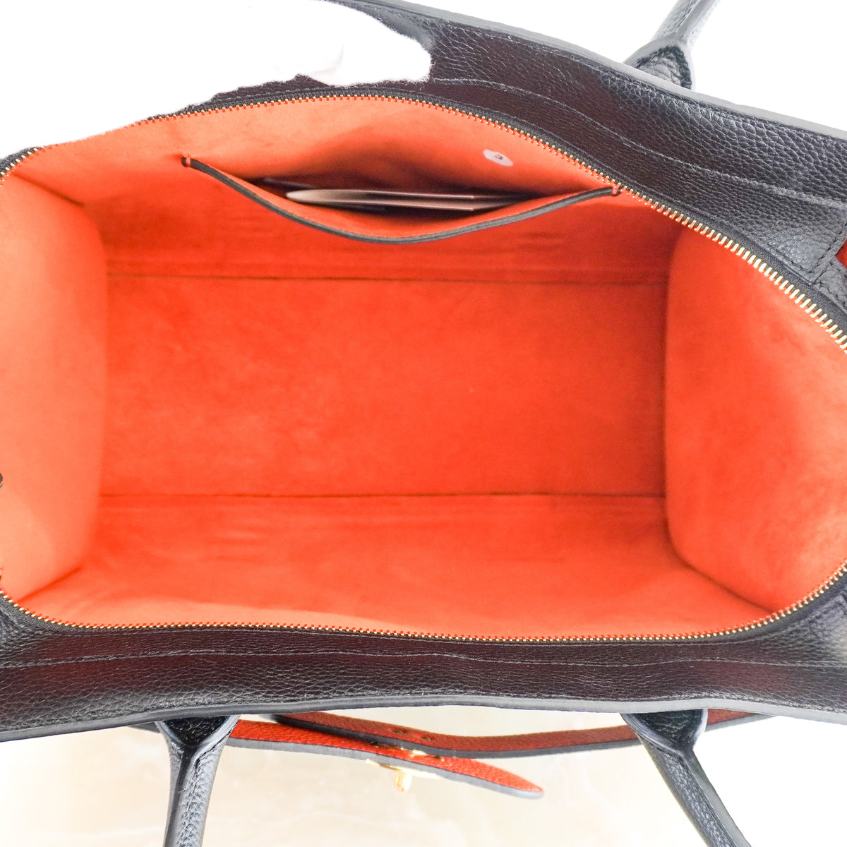 Mulberry Zipped Bayswater Black with Orange Suede Interior (RRP £1350) | Authentic Preloved