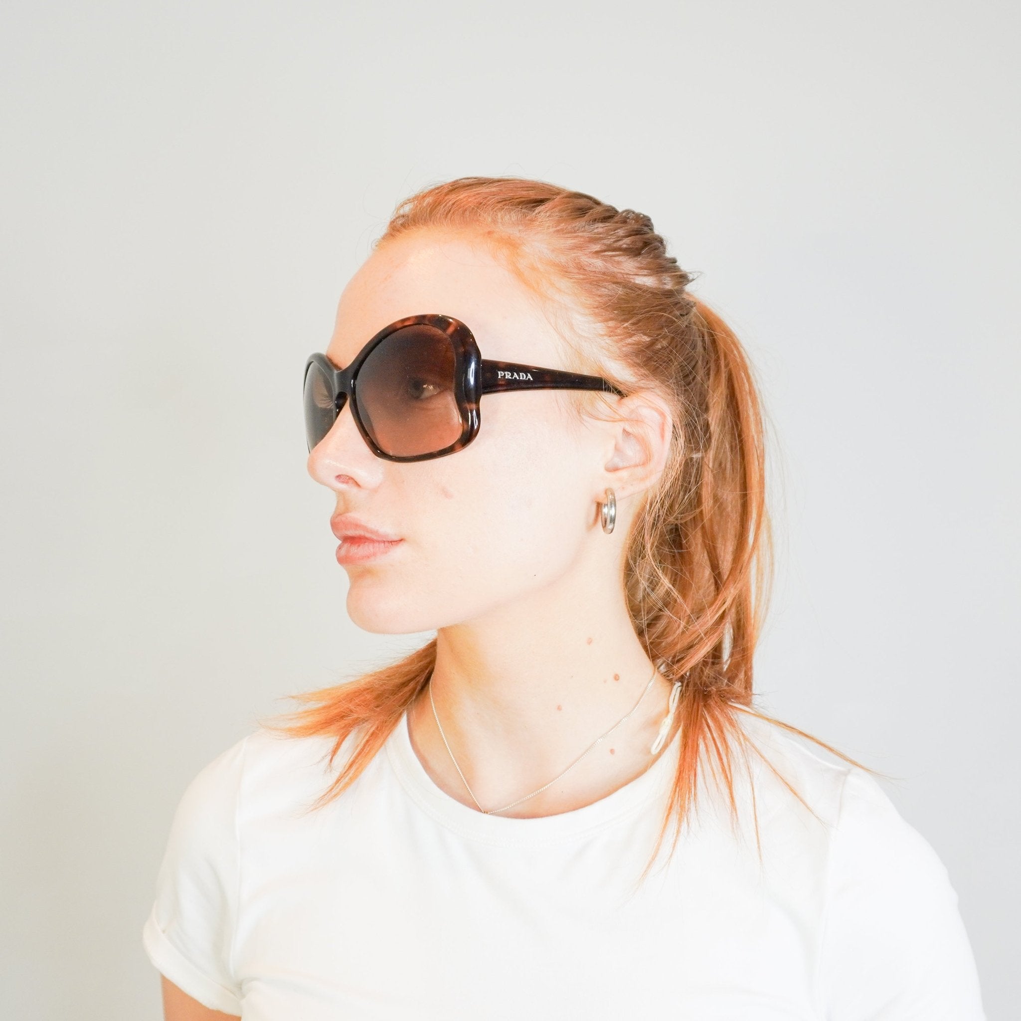 Prada Oversized Tortoiseshell Sunglasses RRP £365 | Authentic Preloved - Reloved Again