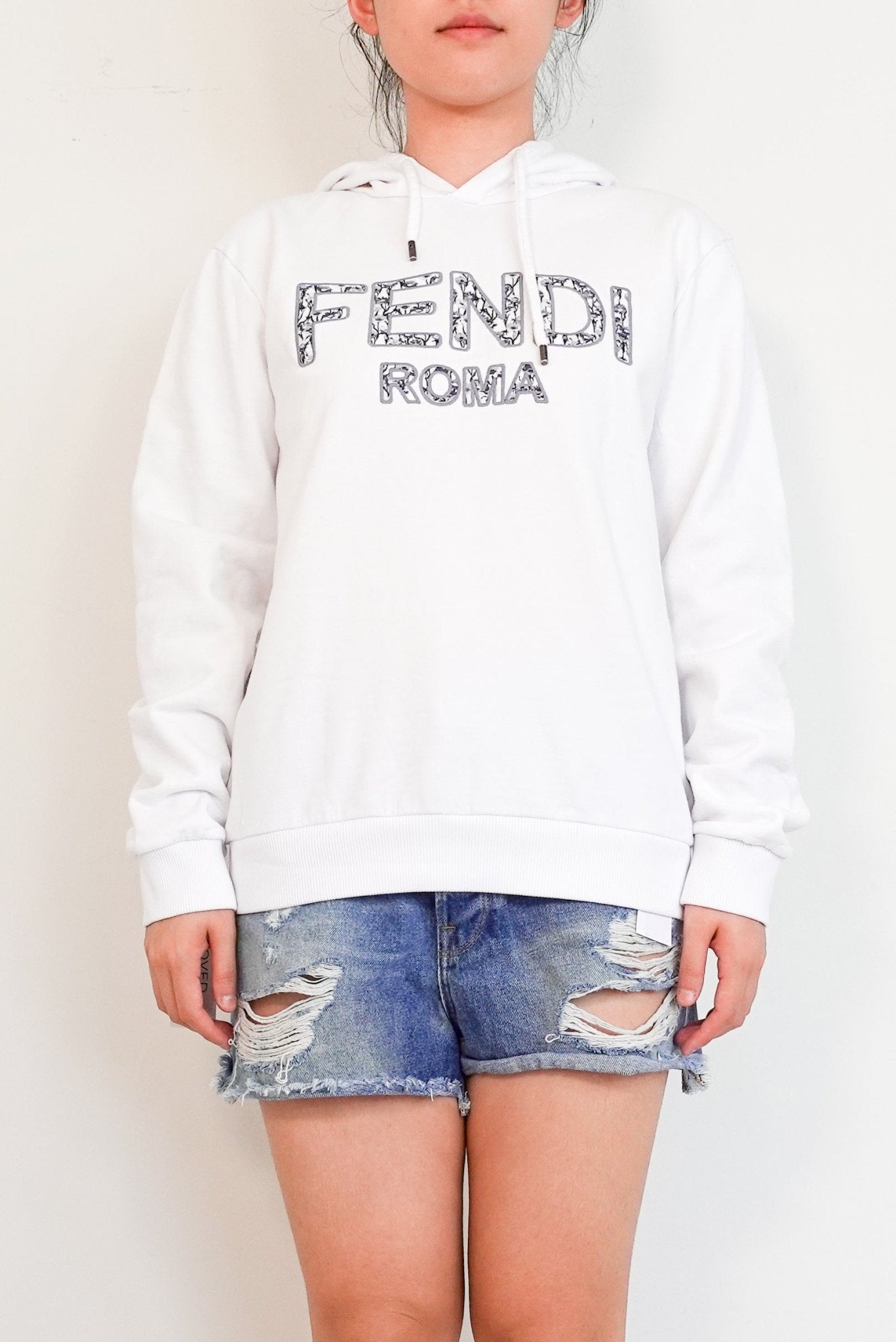White Hoodie RRP £700 - Reloved Again