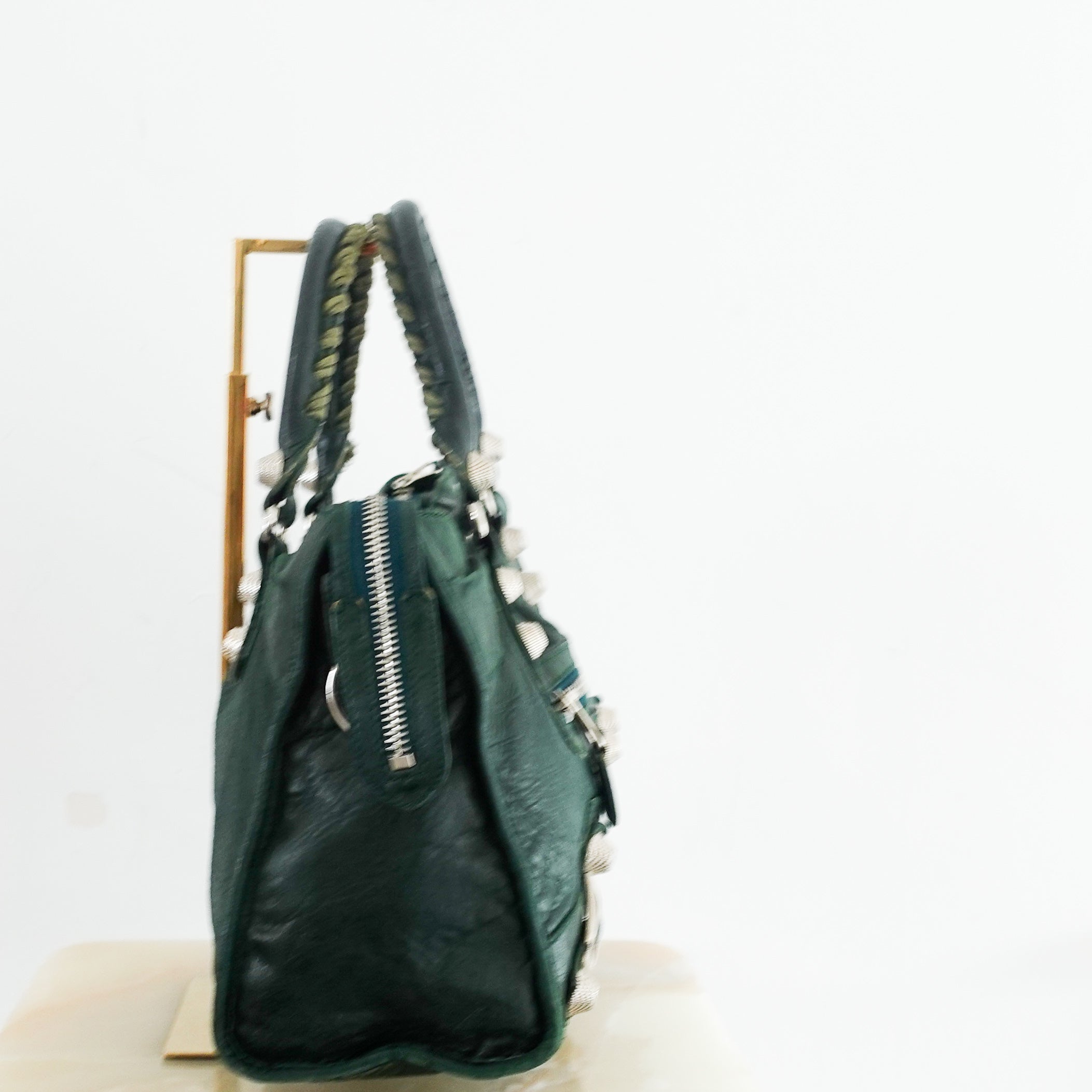 city bag dark green RRP £2000