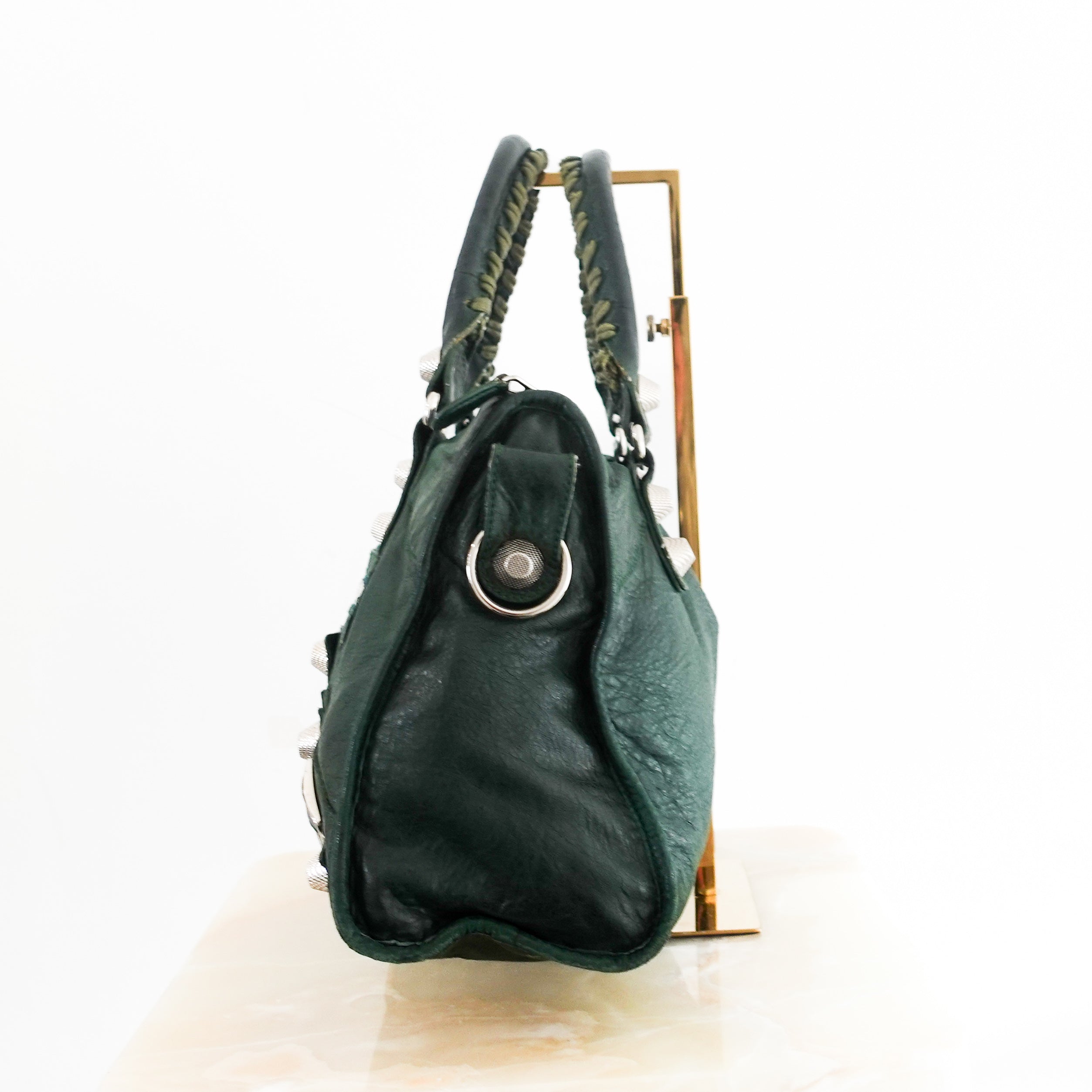 city bag dark green RRP £2000