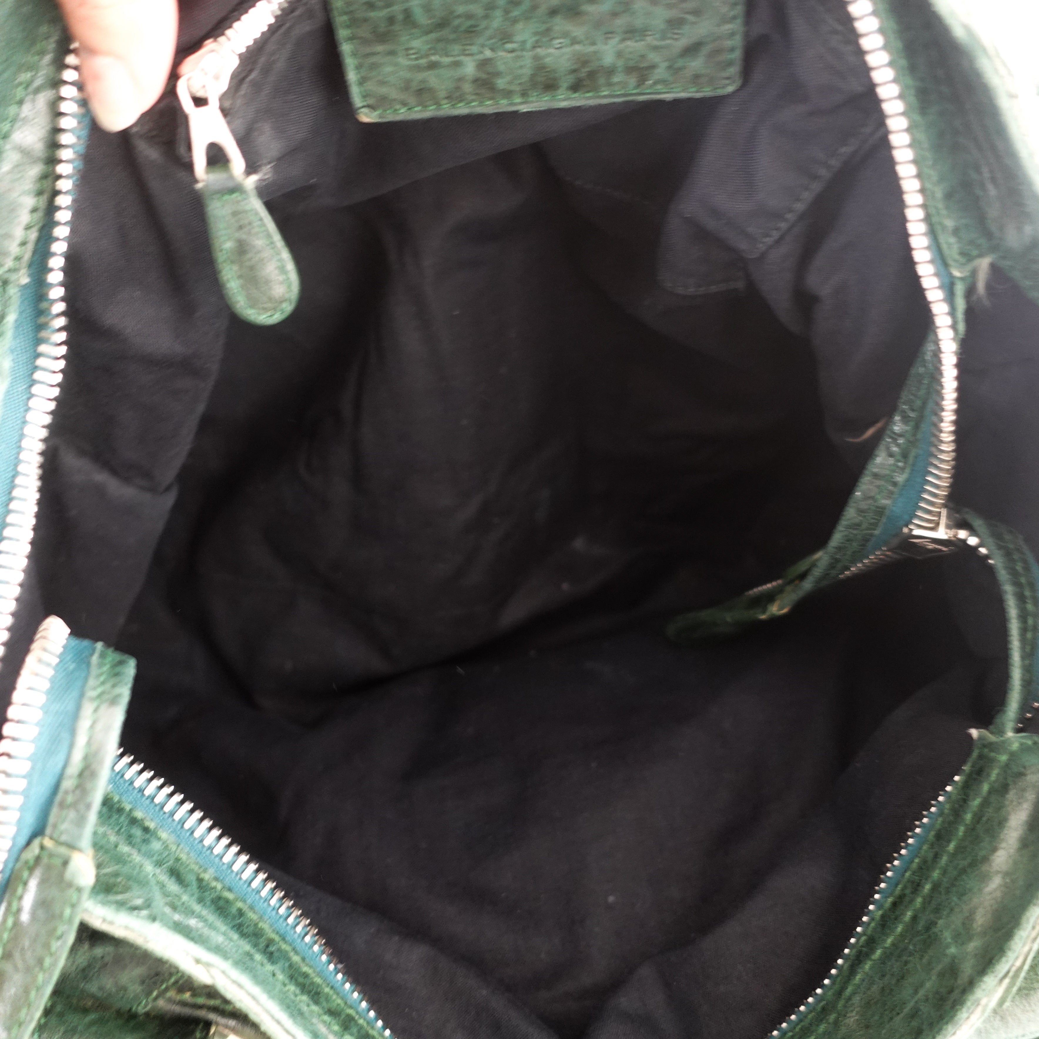 city bag dark green RRP £2000