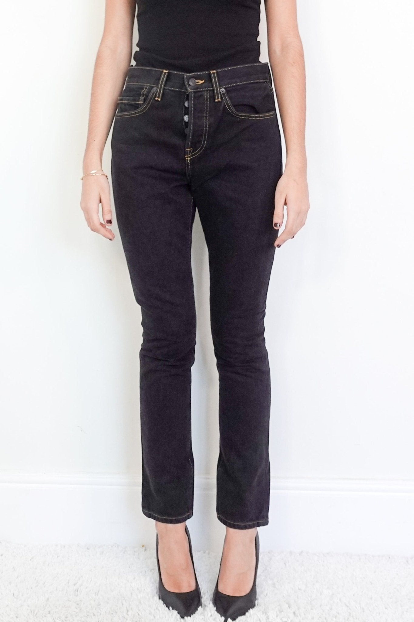 Black skinny jeans RRP £300 - Reloved Again