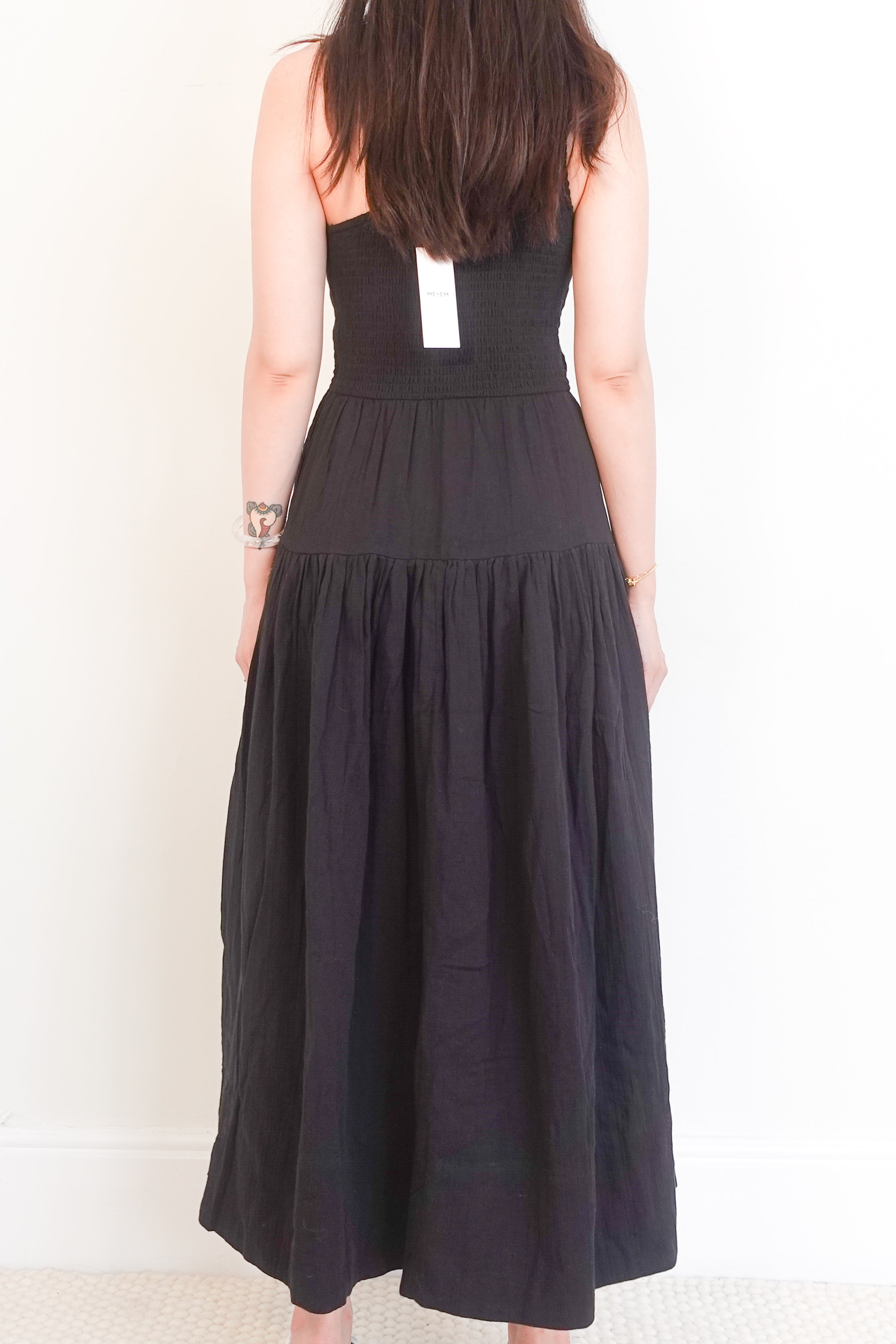 Black one shoulder dress RRP £325