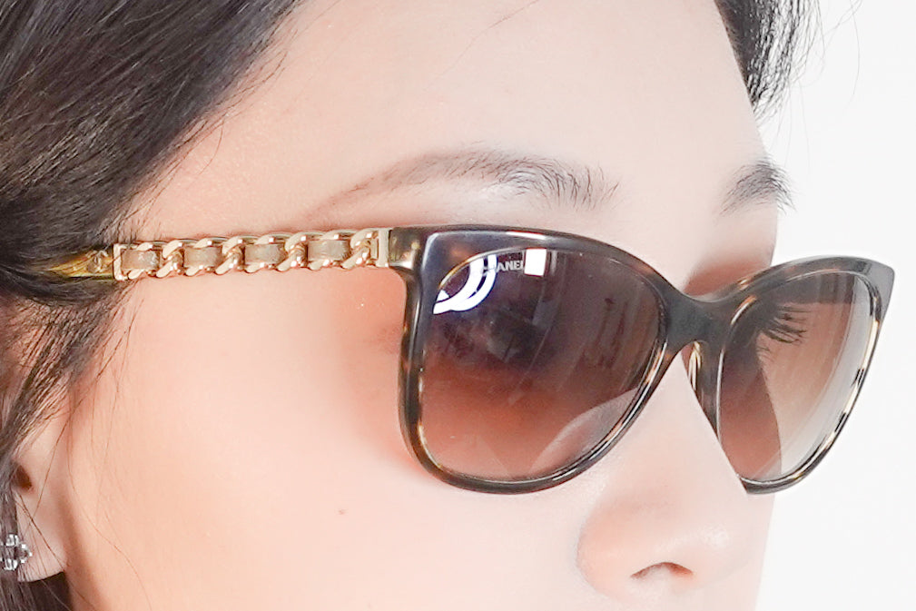 Vintage chain sunglasses