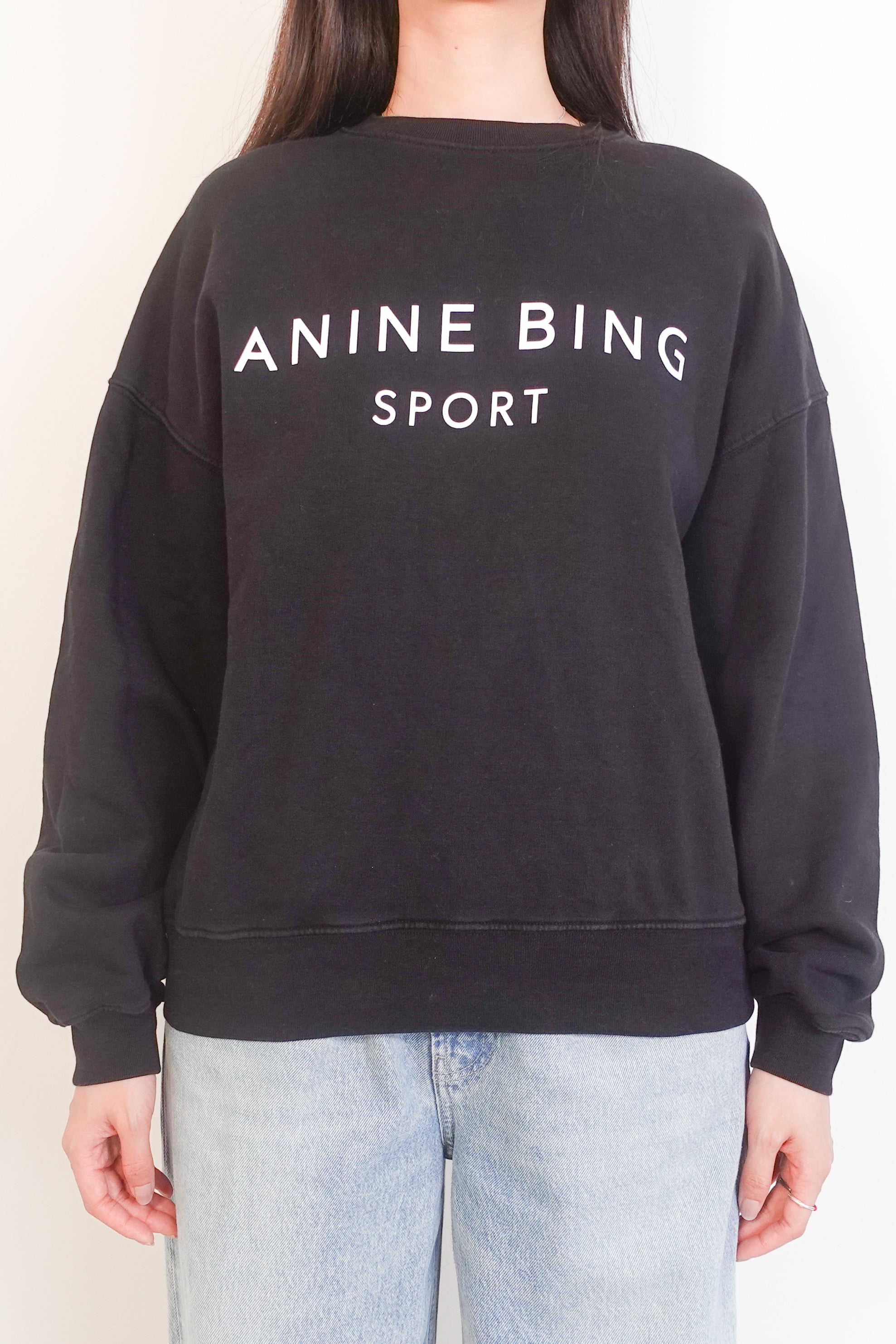 Black logo sweatshirt RRP £220