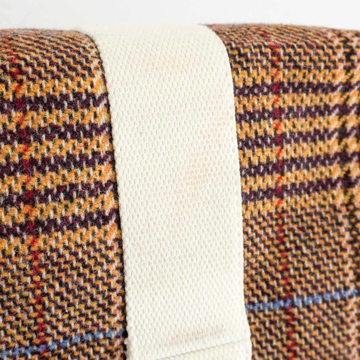 Rue de Verneuil Checked Wool Tote Bag (RRP £950) | Authentic Preloved