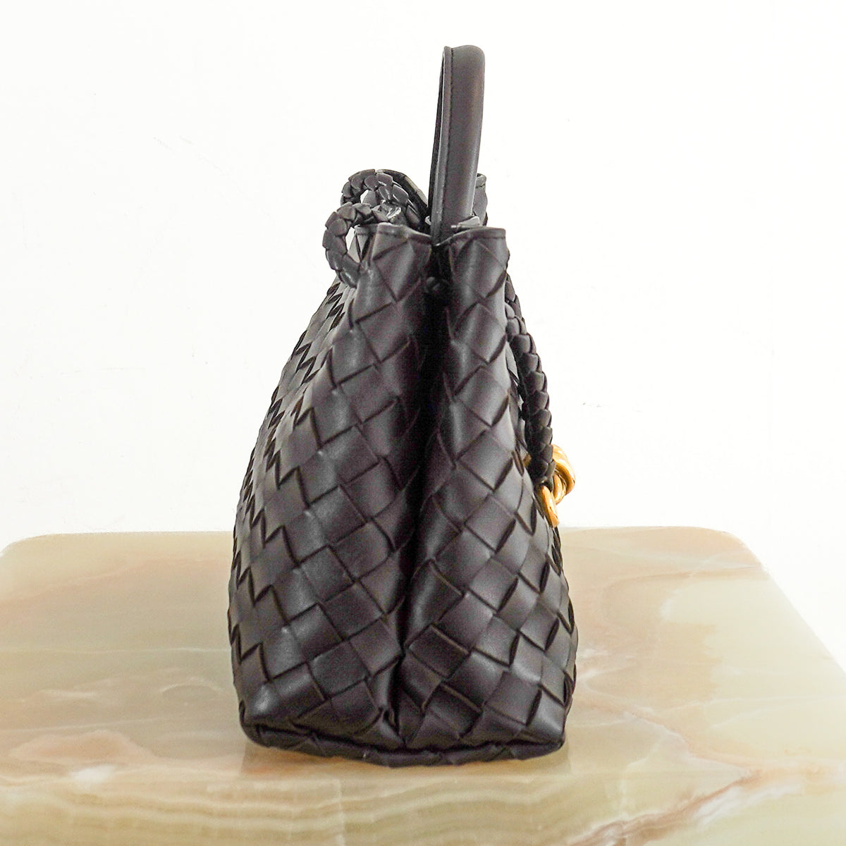 Bottega Veneta Small Andiamo Bag in Fondant (RRP £3650) | Authentic Preloved