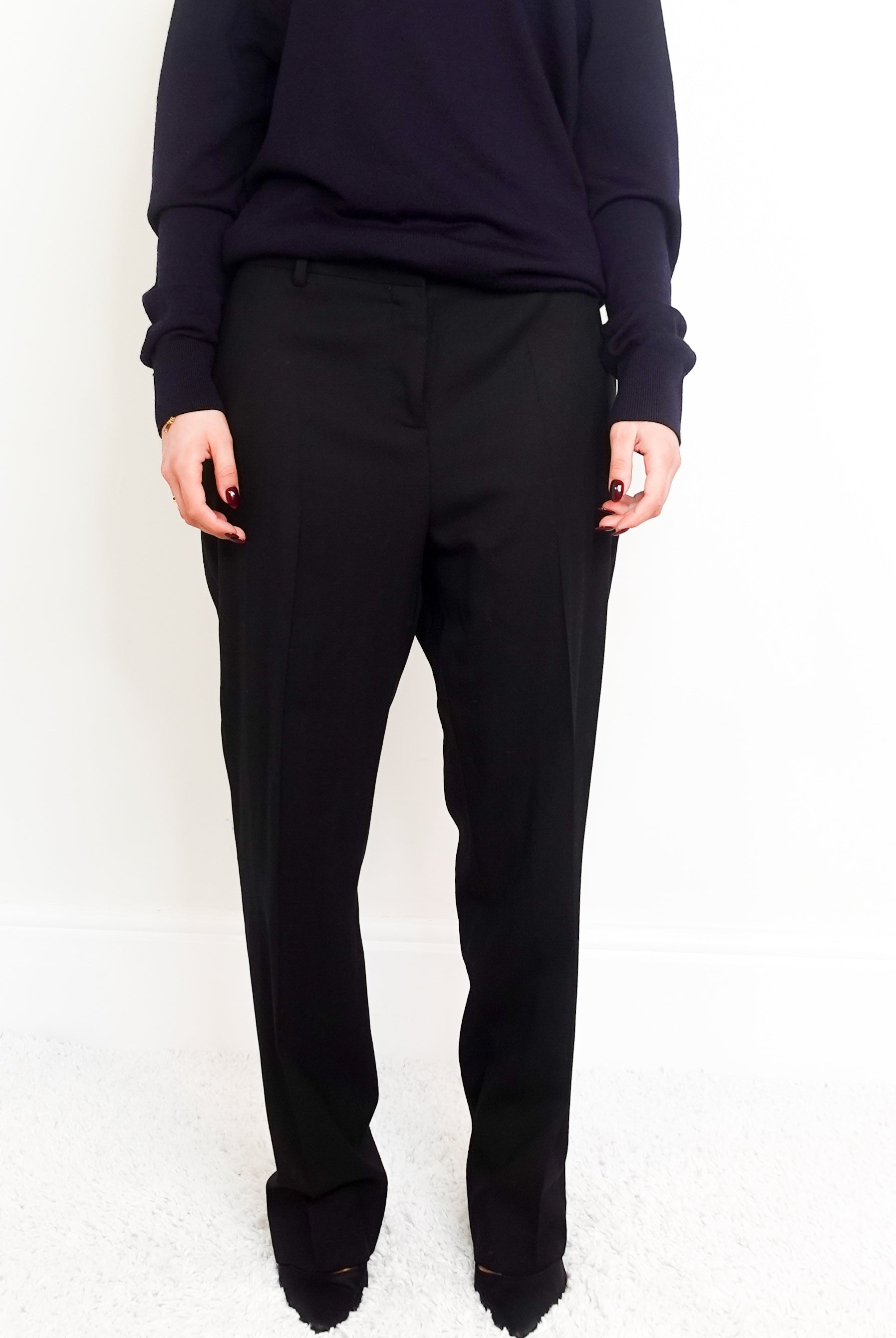 Wool Black trousers RRP £175