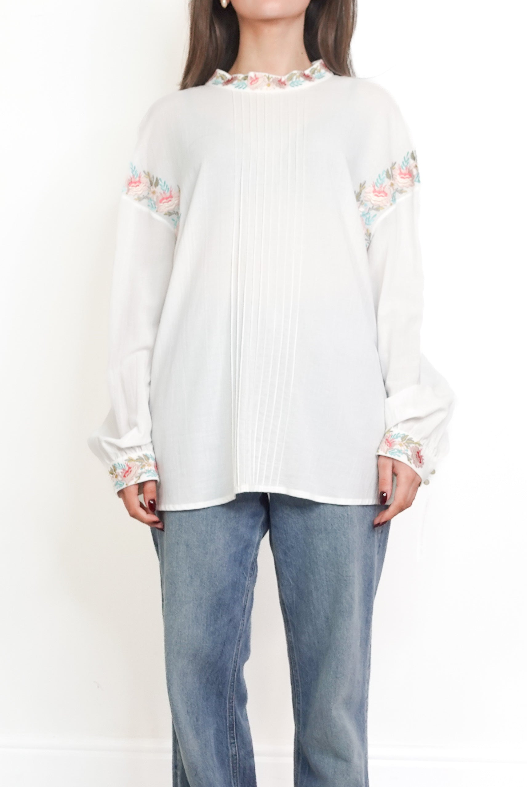 White embroidery top RRP £175