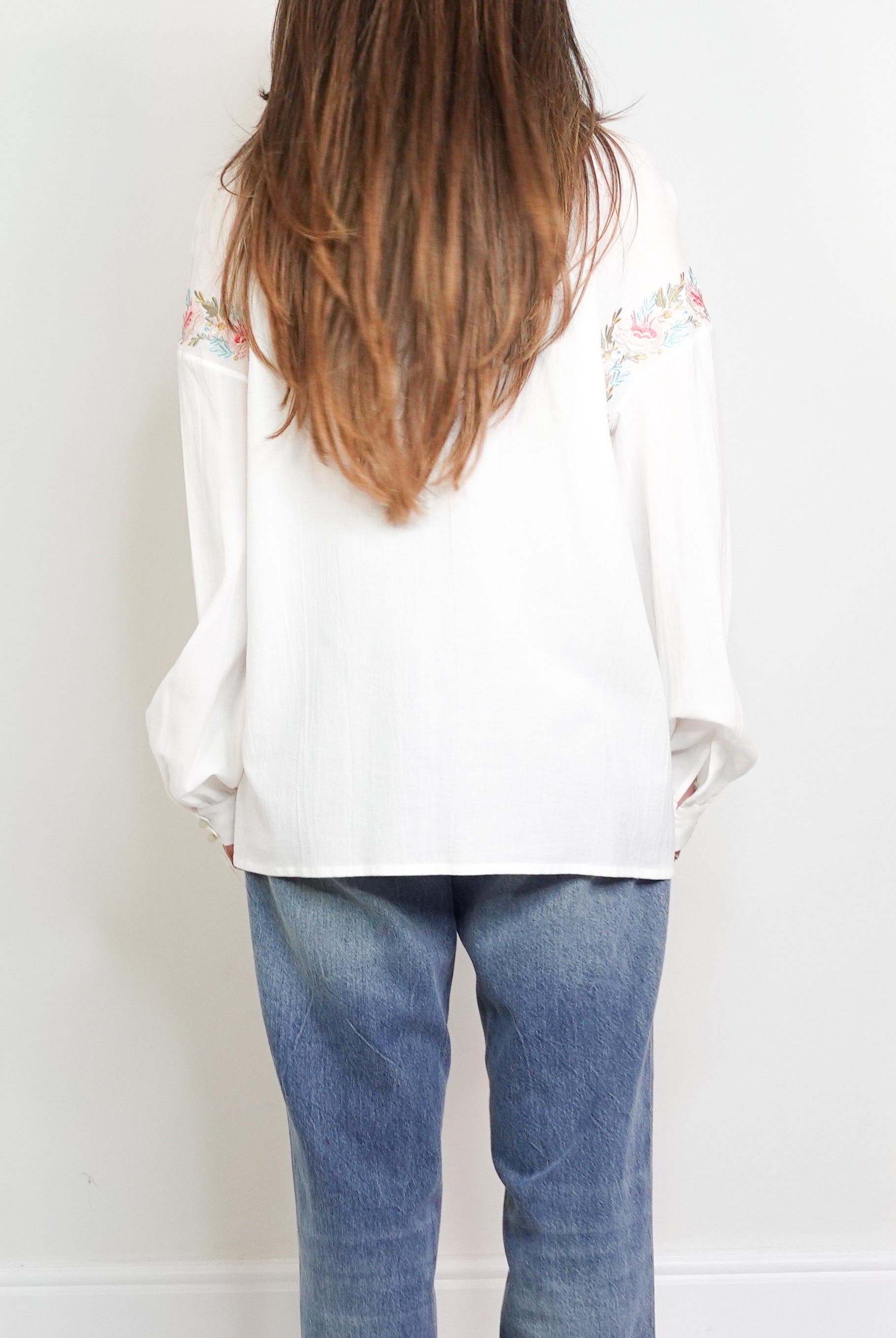 White embroidery top RRP £175