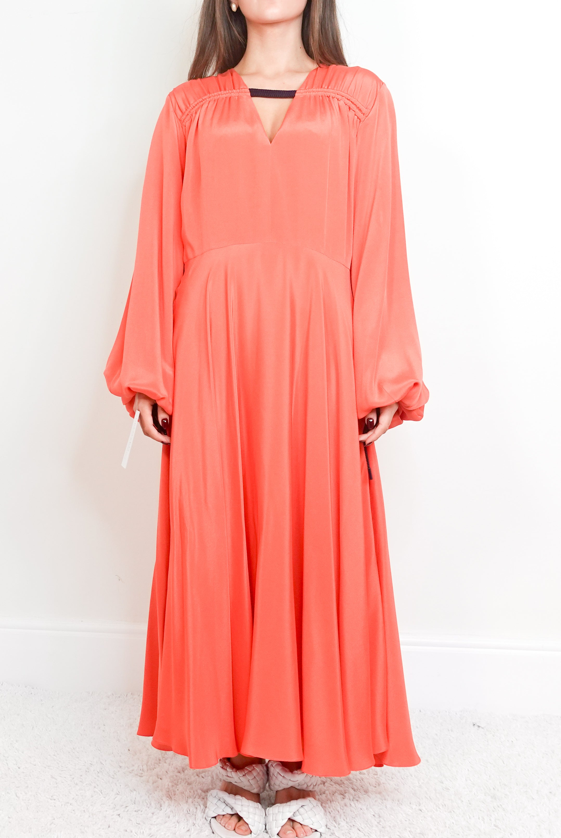 Silk Orange Gown RRP £330