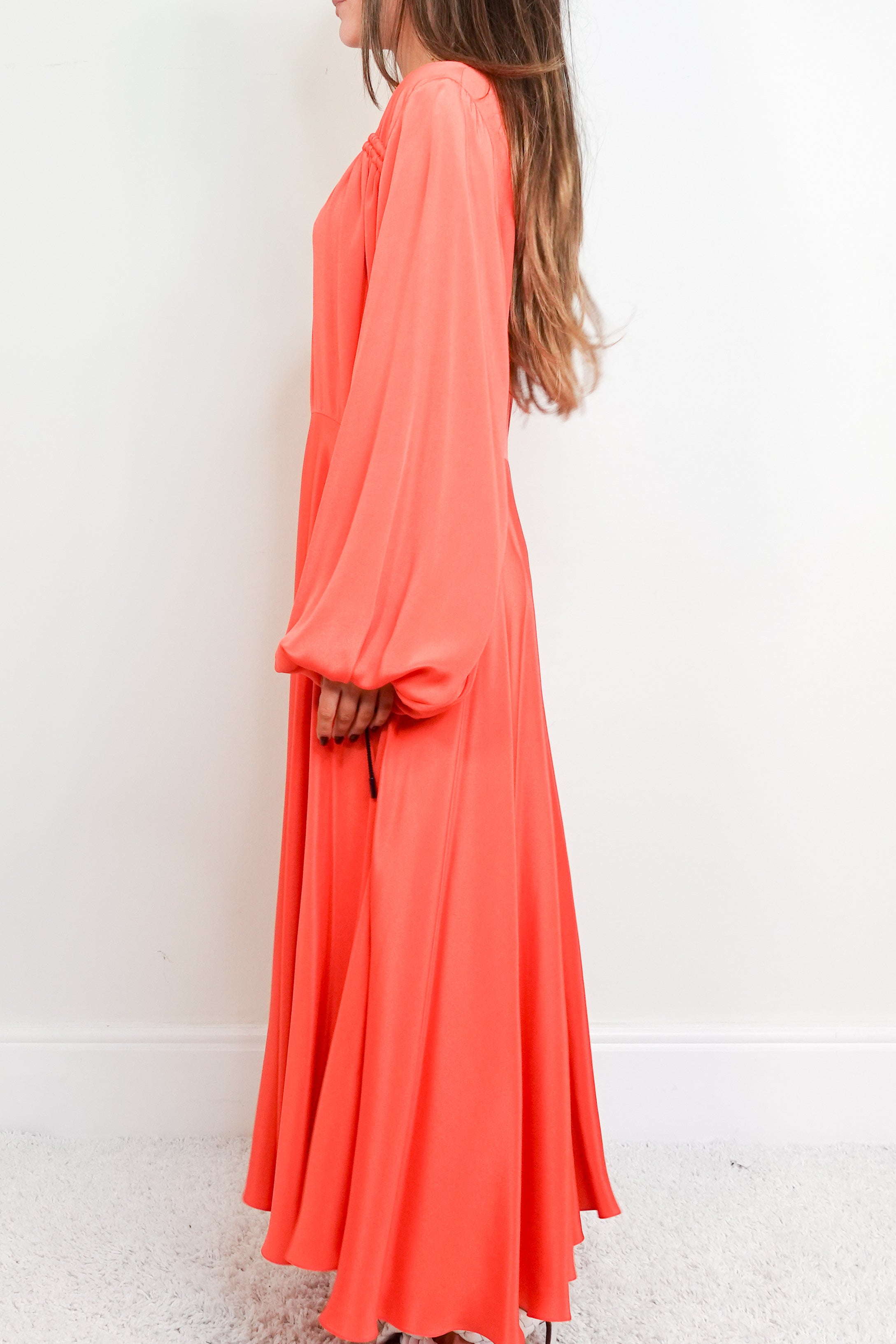 Silk Orange Gown RRP £330