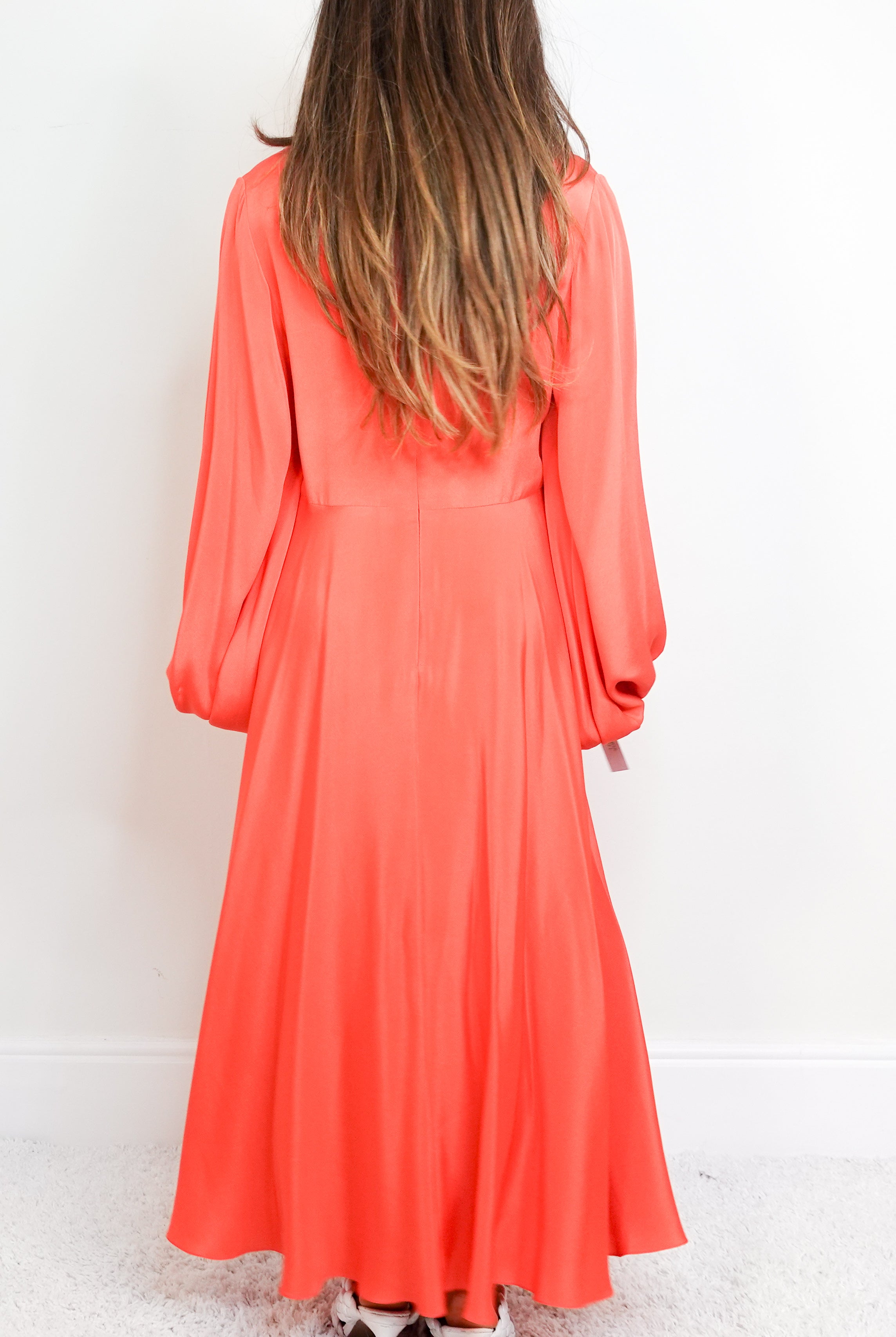 Silk Orange Gown RRP £330