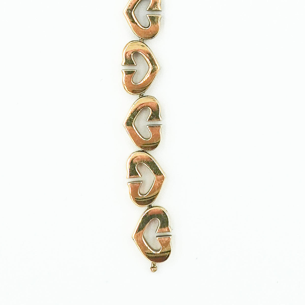 Cartier C Heart Link Bracelet Gold RRP £11,400 | Authentic Preloved