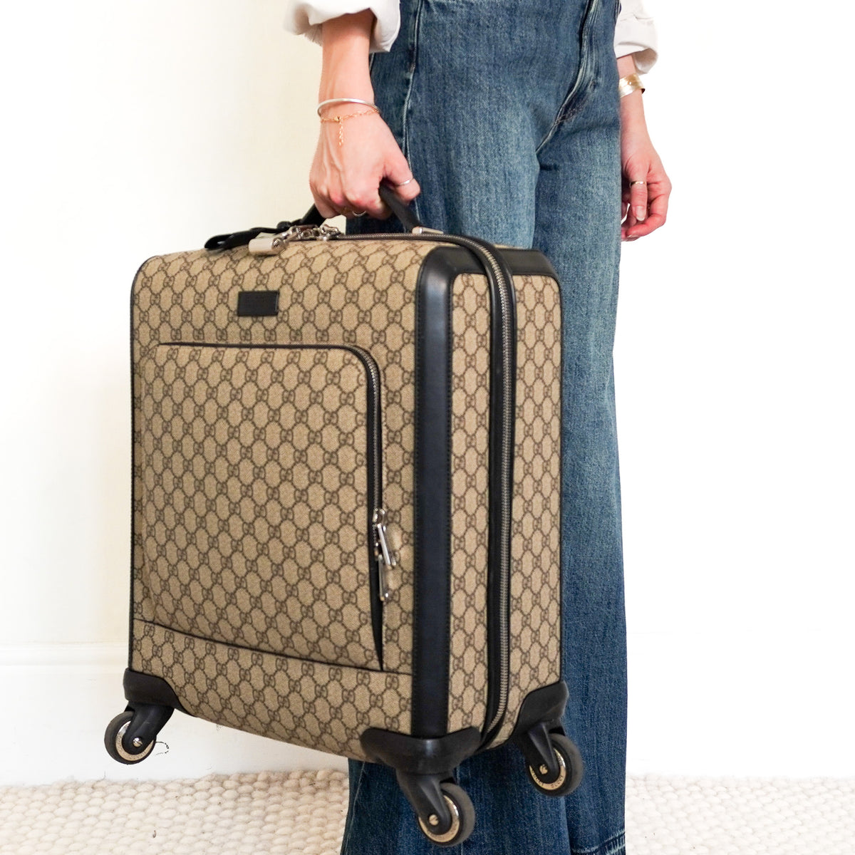 Gucci GG Supreme Small Cabin Trolley (RRP £2250) | Authentic Preloved