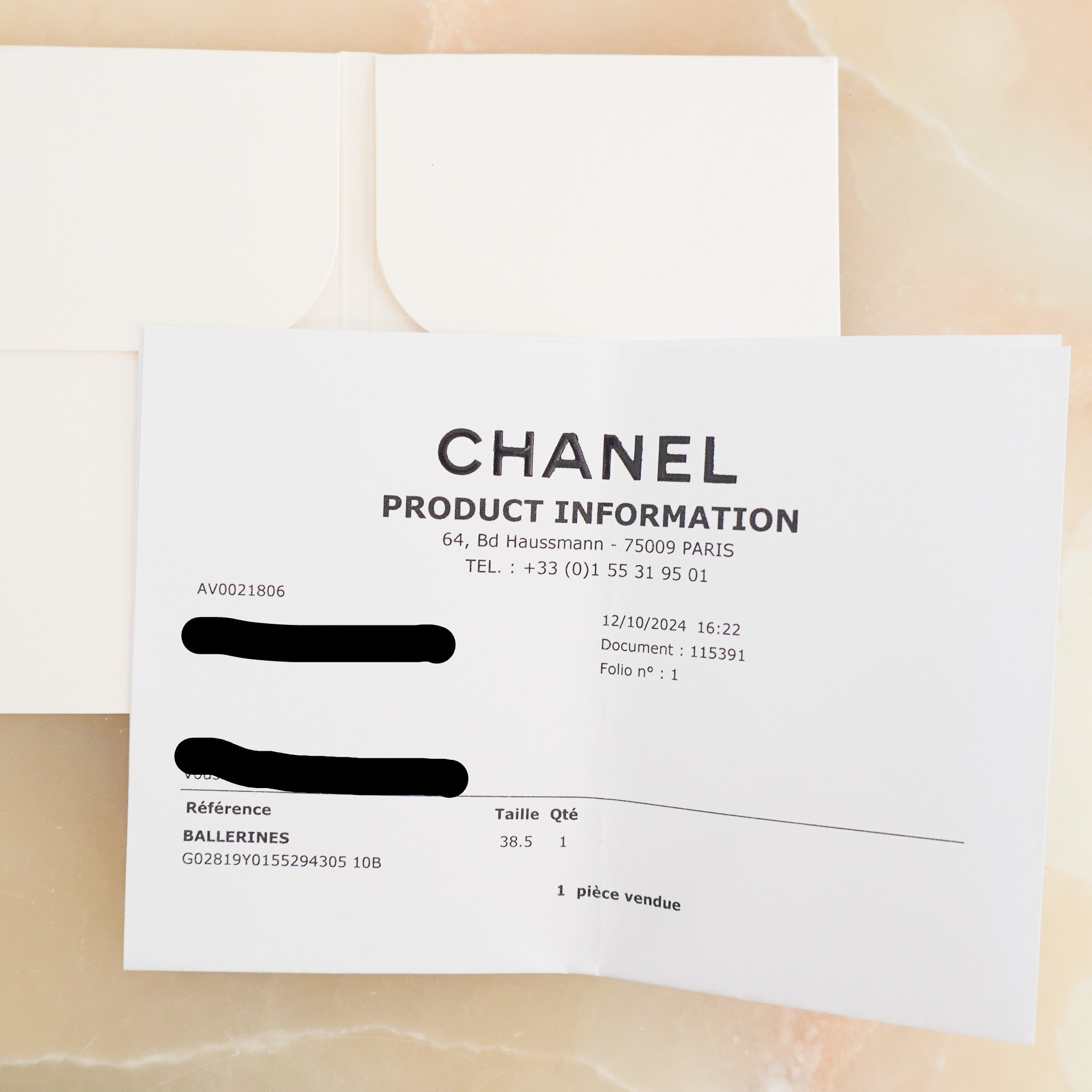 Chanel Black Cap-Toe Ballet Flats RRP £850 | Authentic Preloved