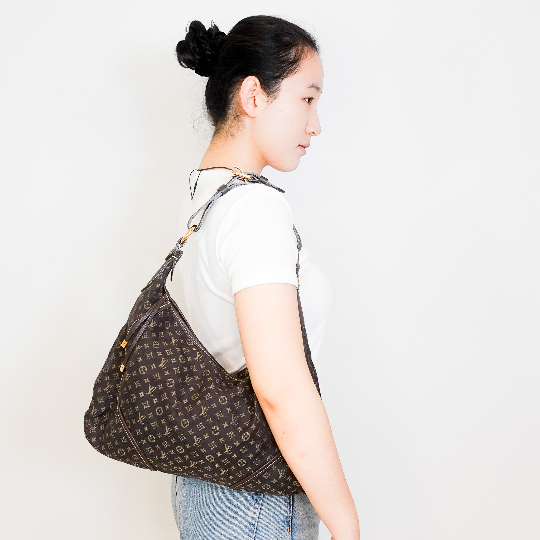 Louis Vuitton Monogram Mini Lin Manon MM Shoulder Bag | Authentic Preloved