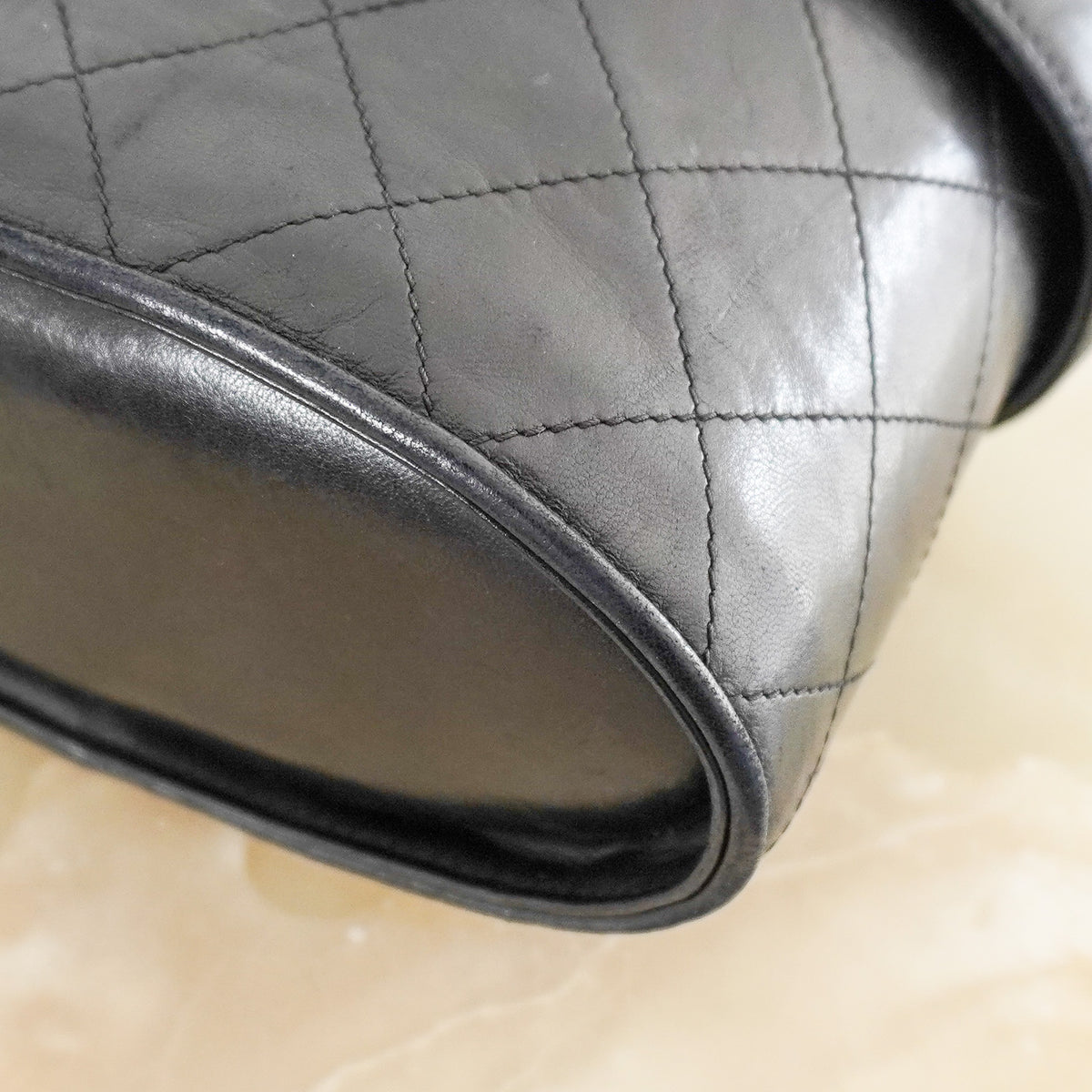 Chanel Vintage Leather Lambskin Box Bag | Authentic Preloved - Reloved Again