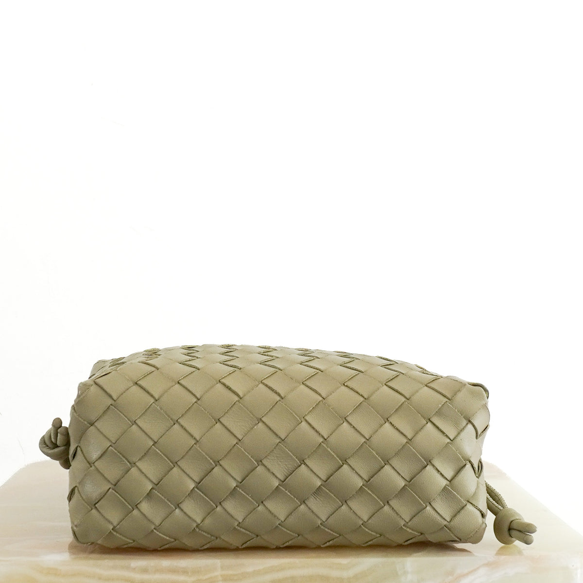 Bottega Veneta Loop Camera Bag in Travertine (RRP£2150) | Authentic Preloved