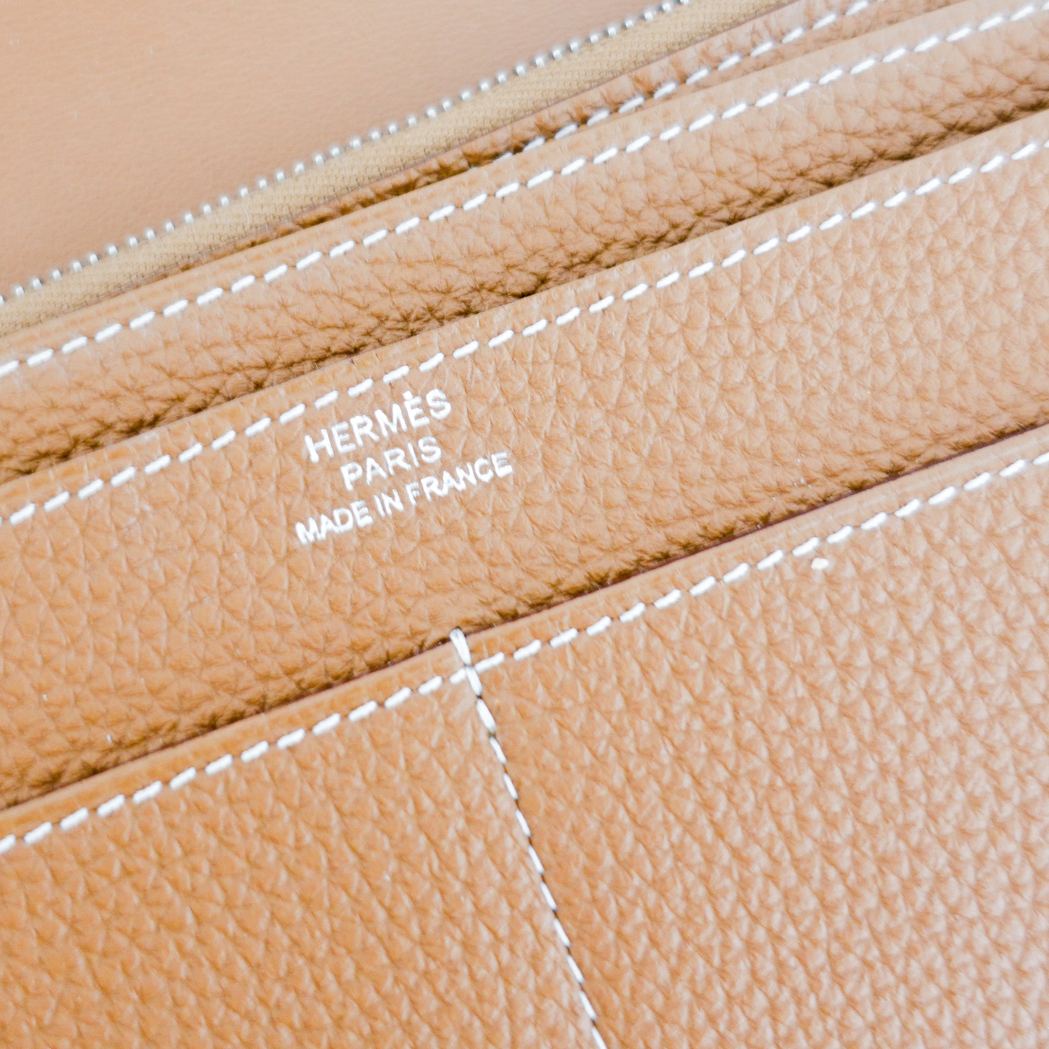 Hermes Dogon GM Togo Wallet in Gold | Authentic Preloved