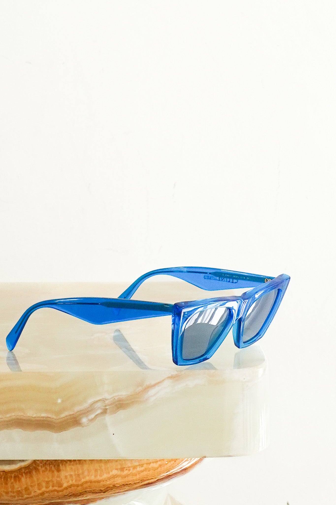 Blue cat eye sunglasses RRP £350