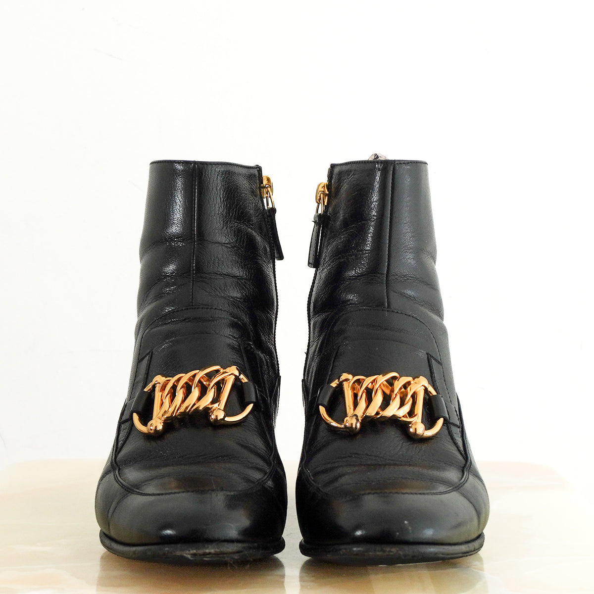 Gucci Quentin Black Ankle Boots UK 7 (RRP £1200) | Authentic Preloved - Reloved Again