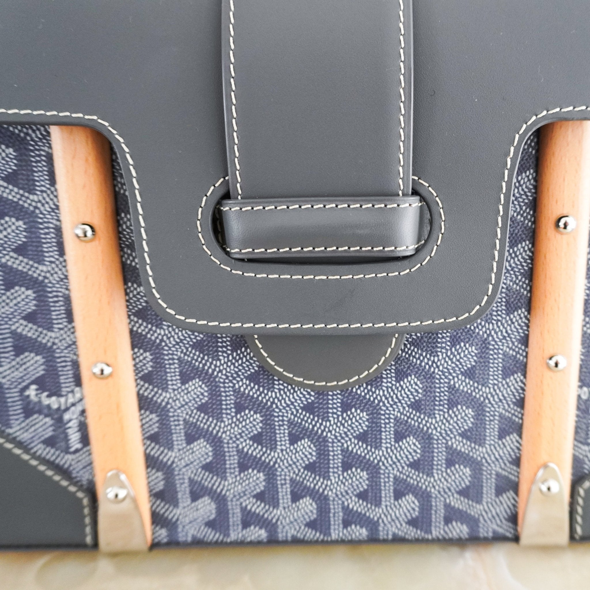 CURRENT SEASON Goyard Saigon Structure PM Bag in Grey RRP £5000 | Authentic Preloved - Reloved Again
