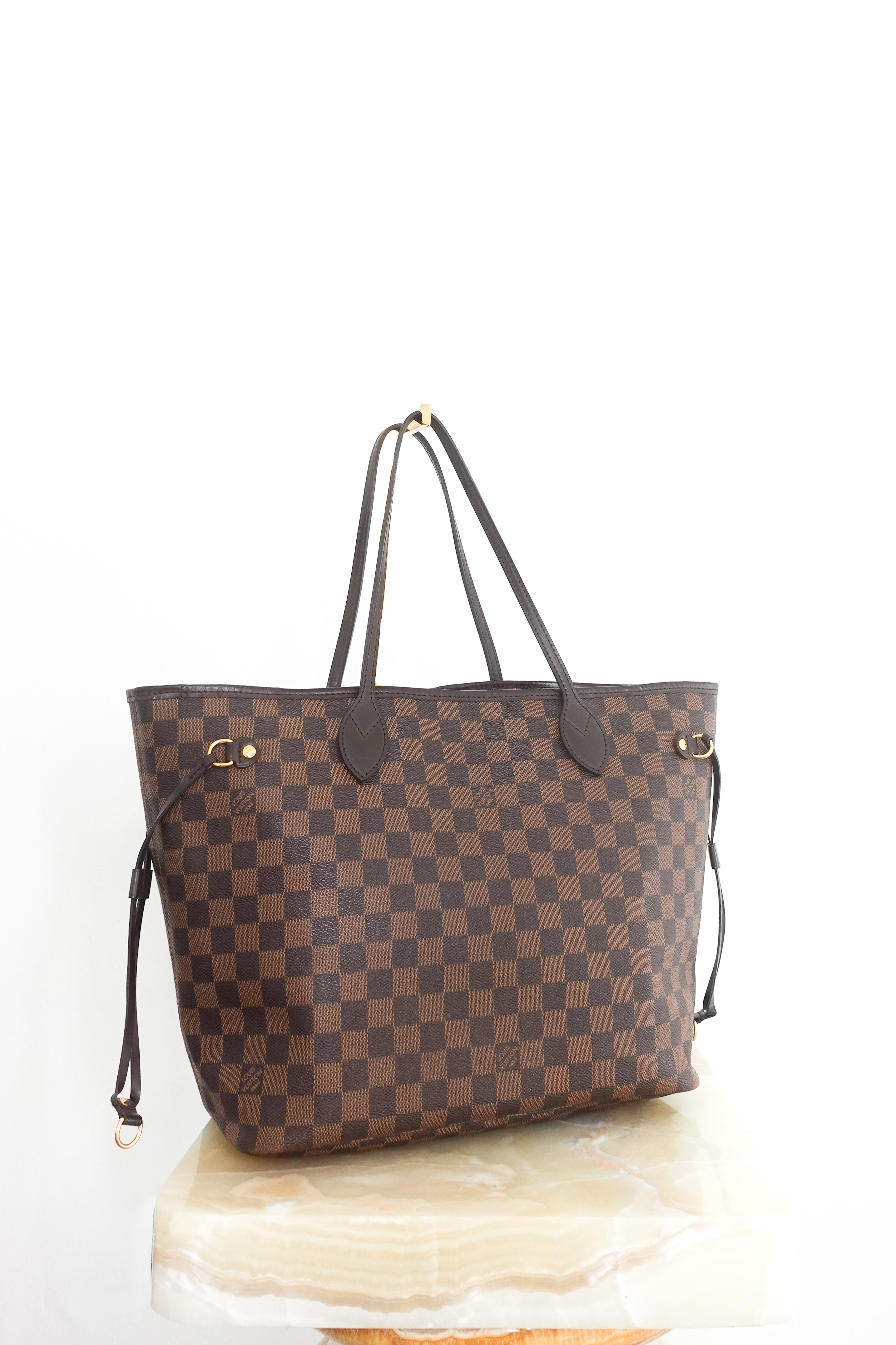 Neverfull MM Damier Ebene Canvas Tote Bag RRP £1.4k