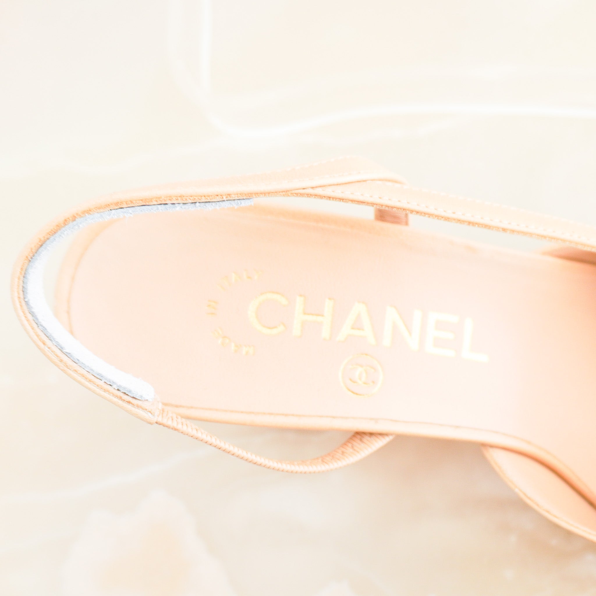 Chanel Two Tone Slingbacks (RRP £880) | Authentic Preloved - Reloved Again