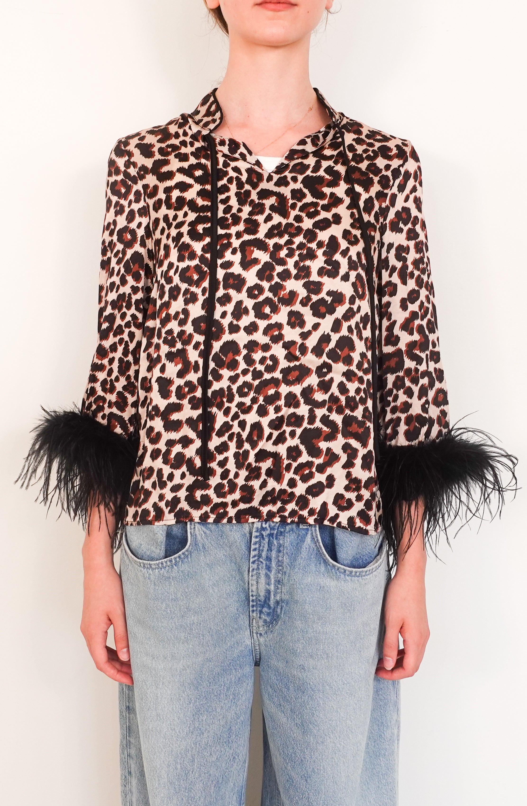 Leopard print top RRP £125