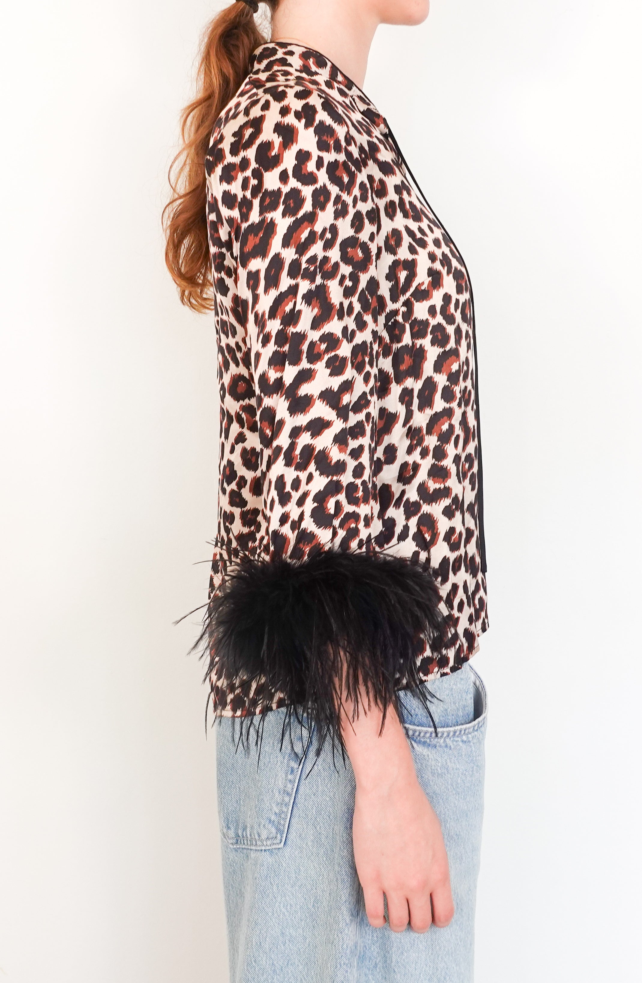 Leopard print top RRP £125