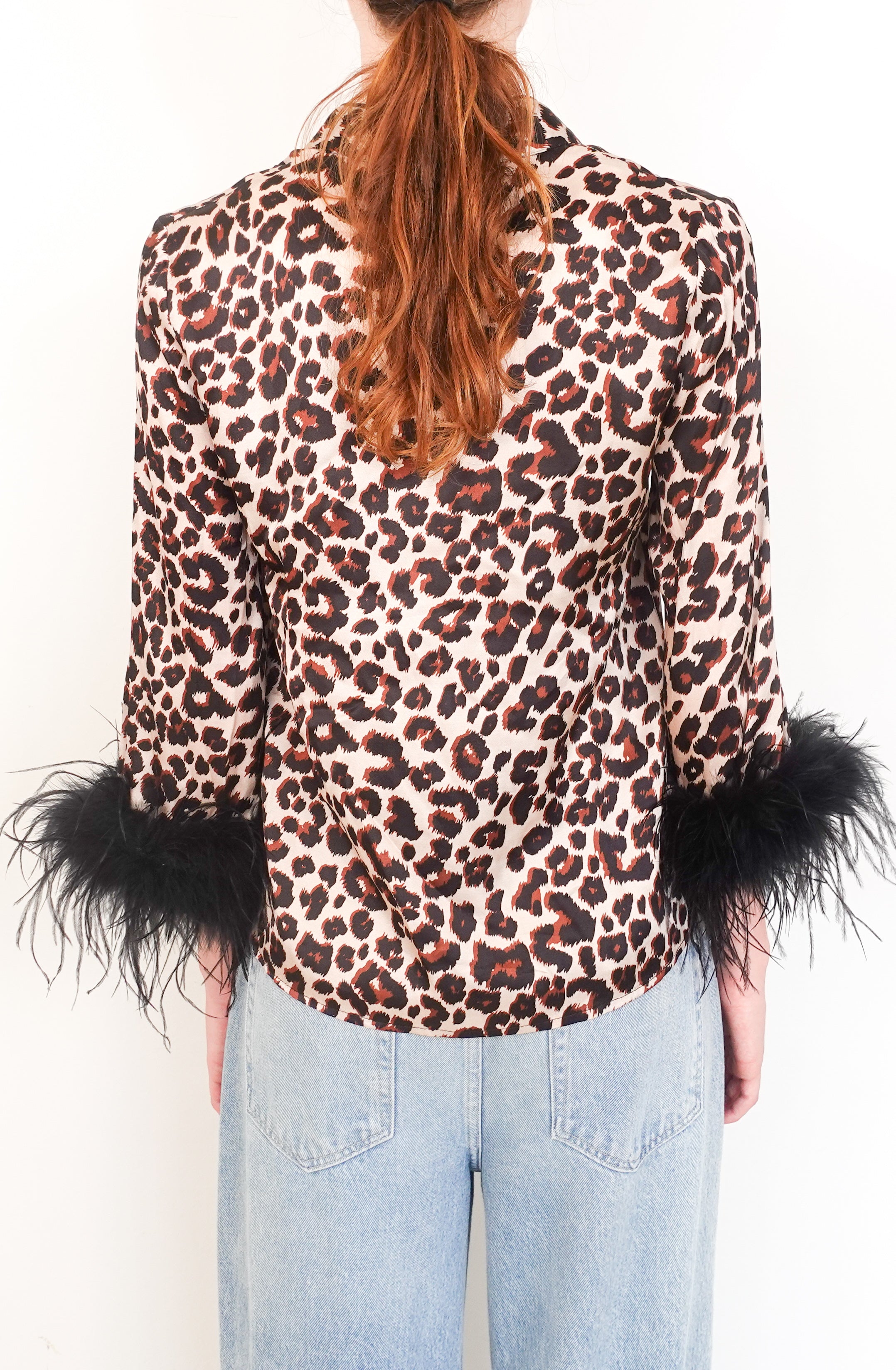 Leopard print top RRP £125