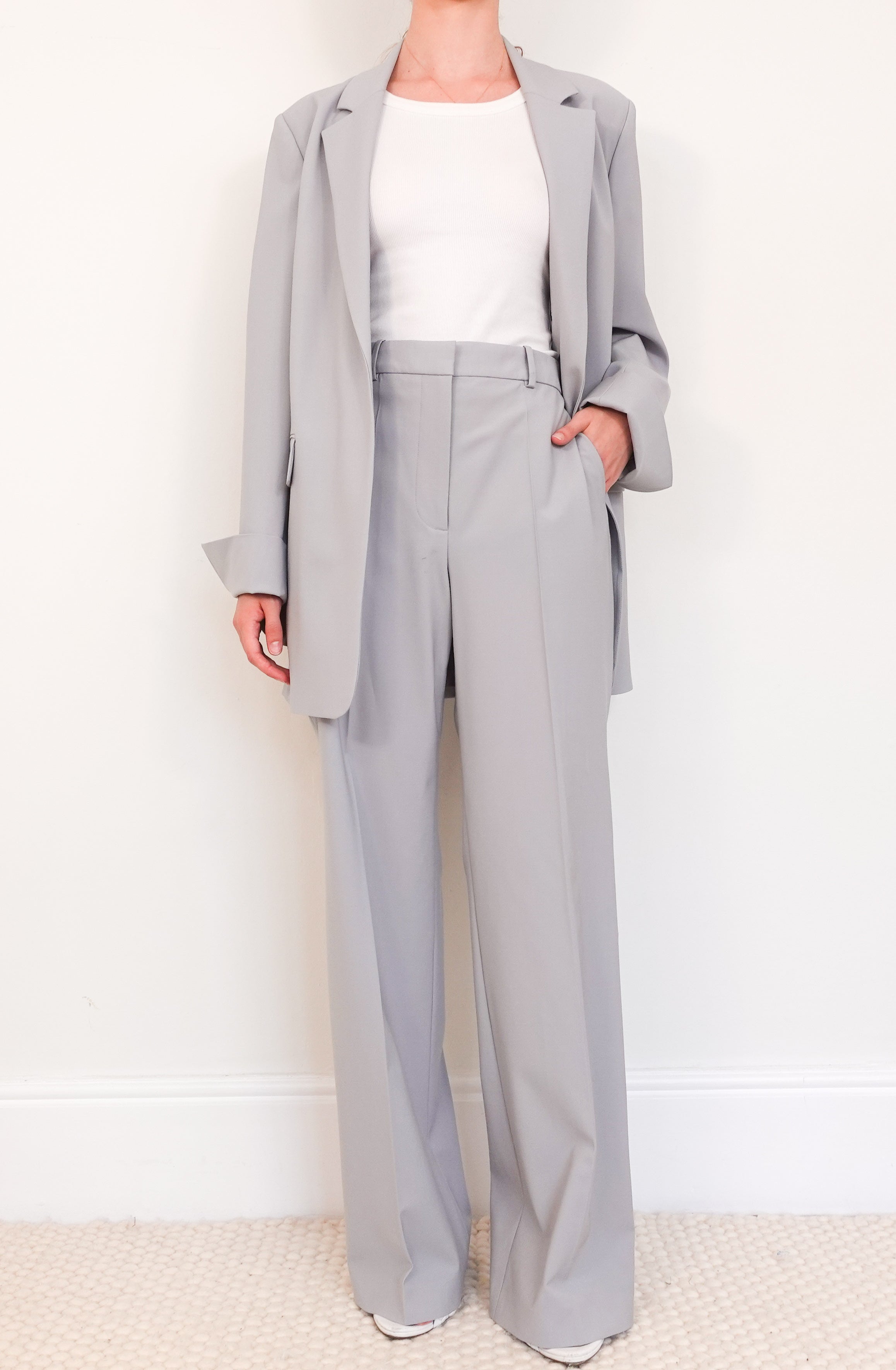 wool trouser suit