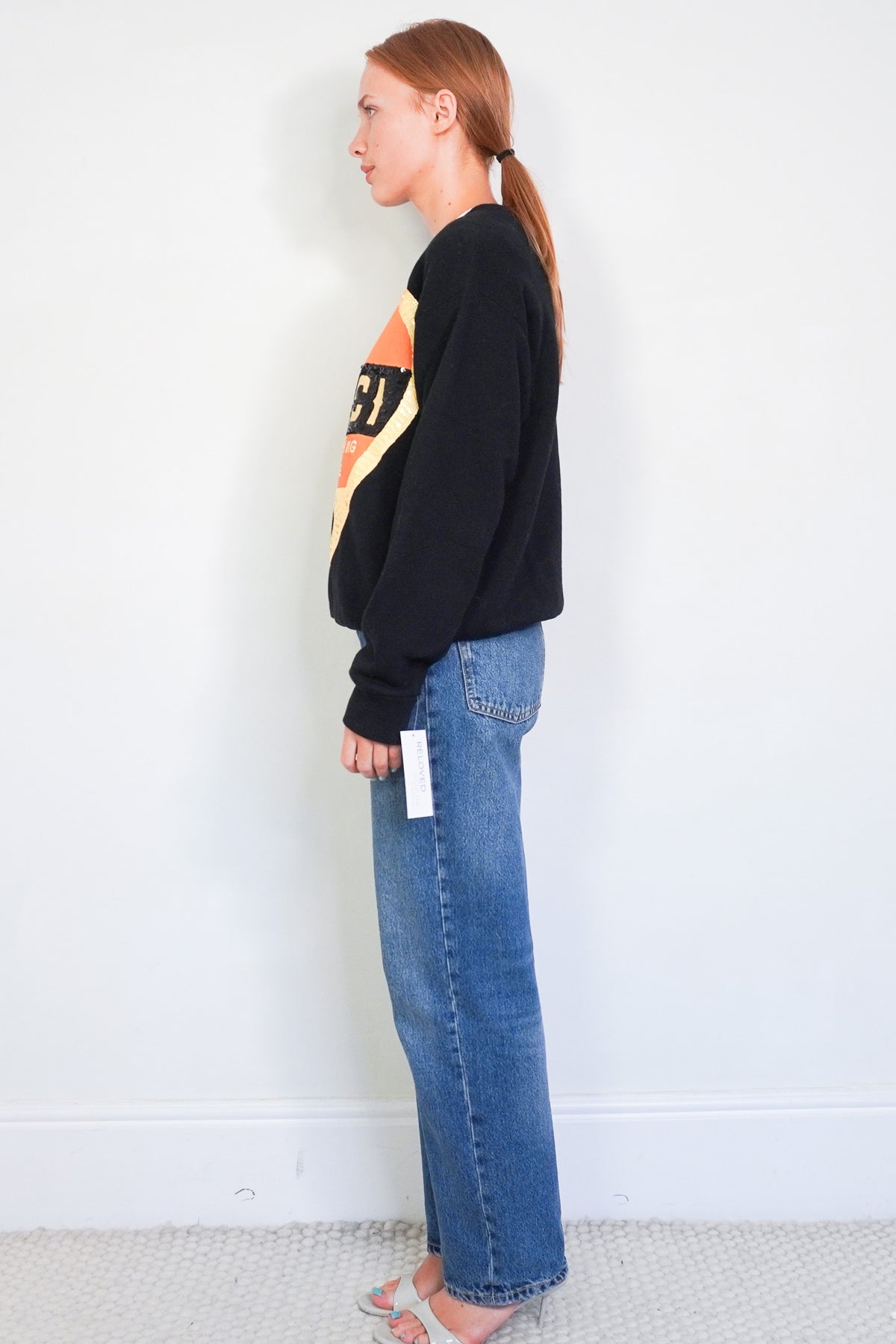 Gucci Heart Slogan Sweatshirt (RRP £800) | Authentic Preloved