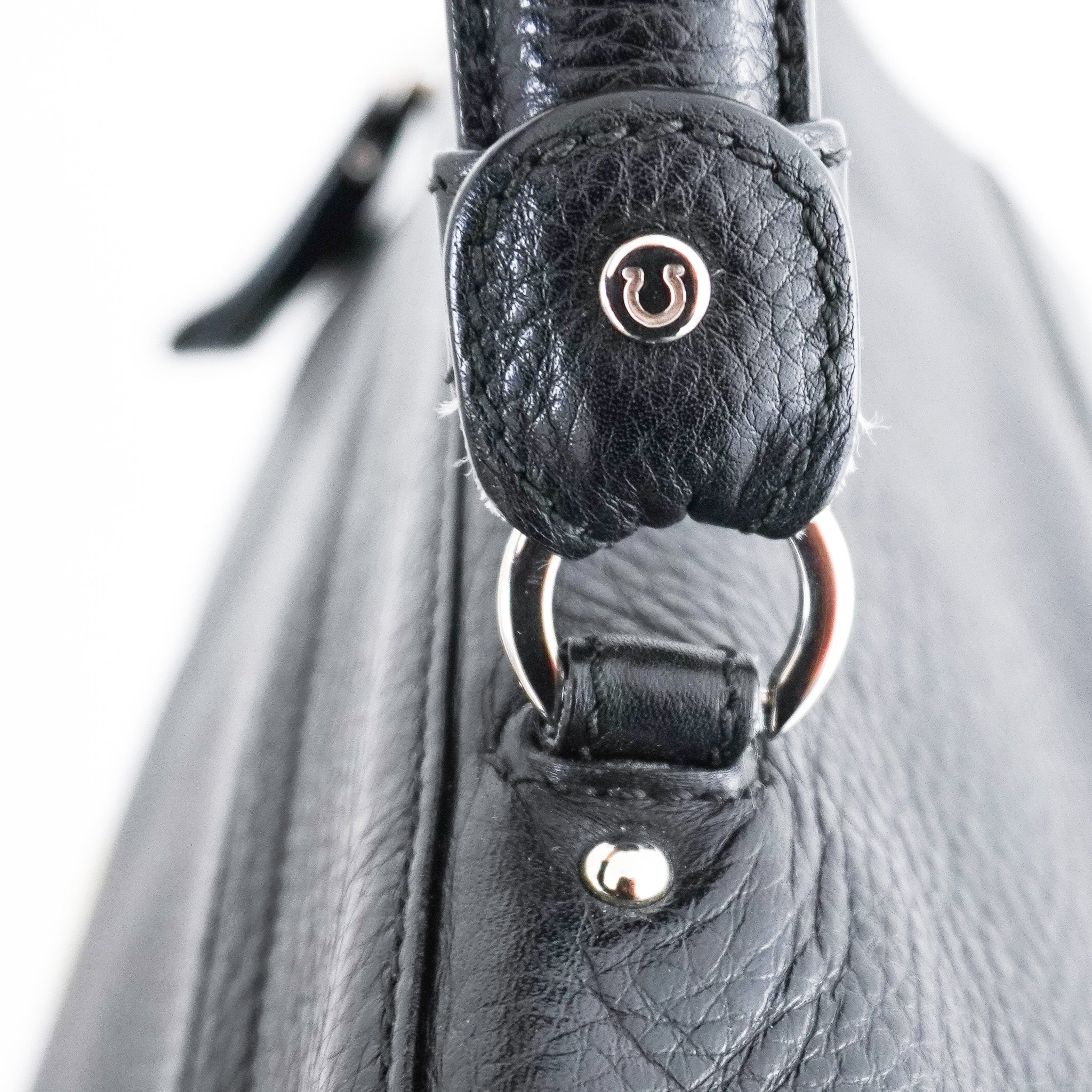 Salvatore Ferragamo Black Sofia Two - Way Bag with Crossbody Strap RRP £1400 | Authentic Preloved - Reloved Again