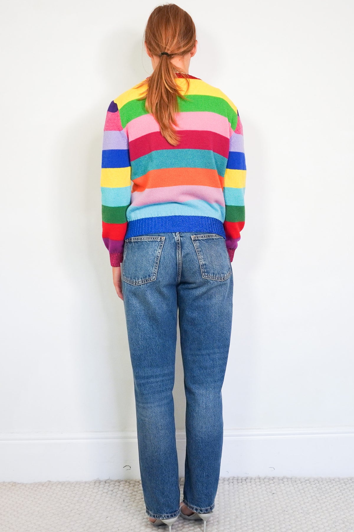 Gucci Striped Sequin Tiger Knit Jumper (RRP £800) | Authentic Preloved