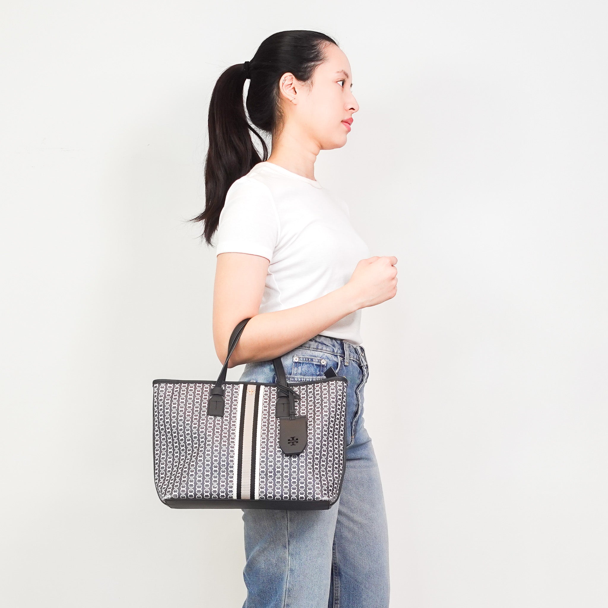 Tory Burch Gemini Link Tote | Authentic Preloved - Reloved Again