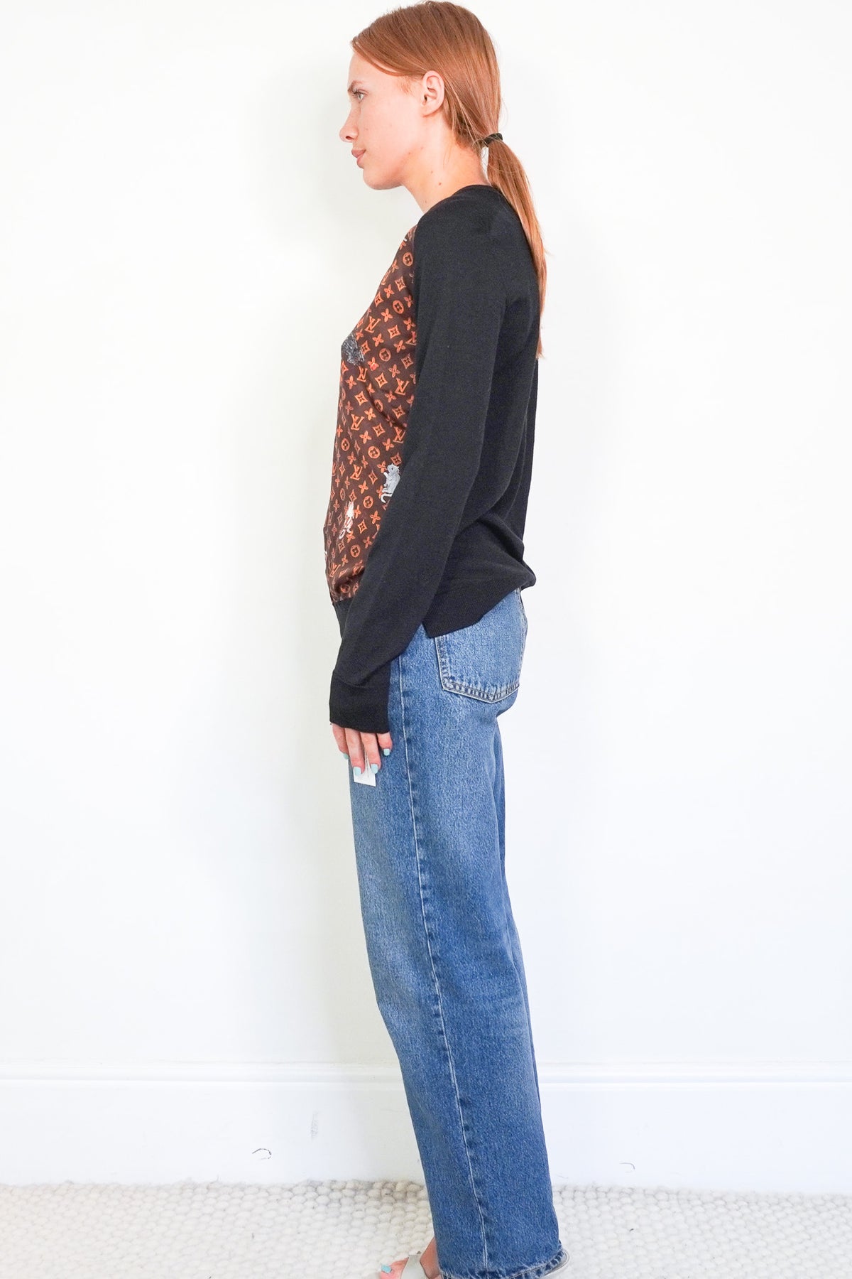 Louis Vuitton x Grace Coddington Catogram Sweater (RRP £1750) | Authentic Preloved