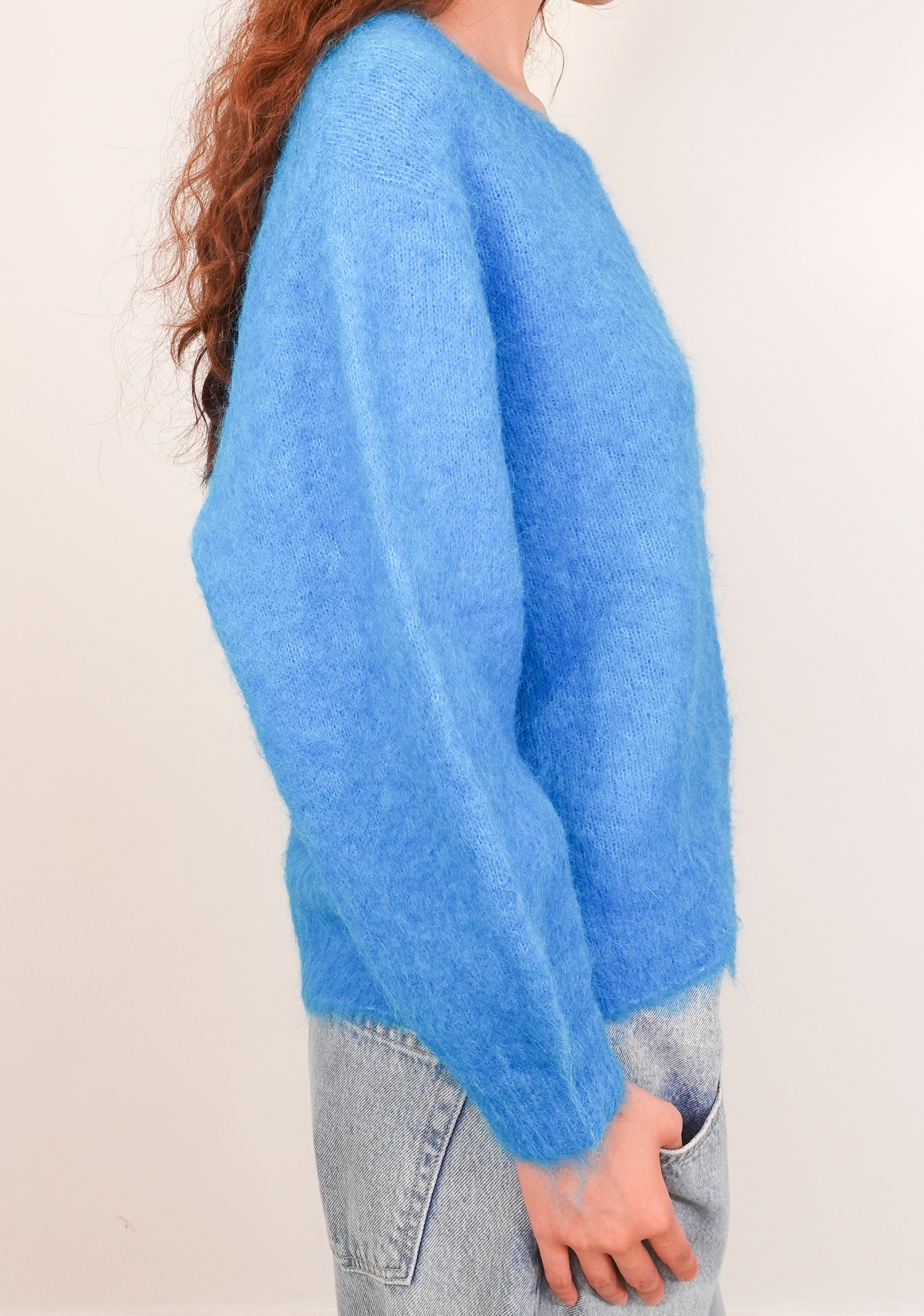 Vibrant blue sweater RRP £155